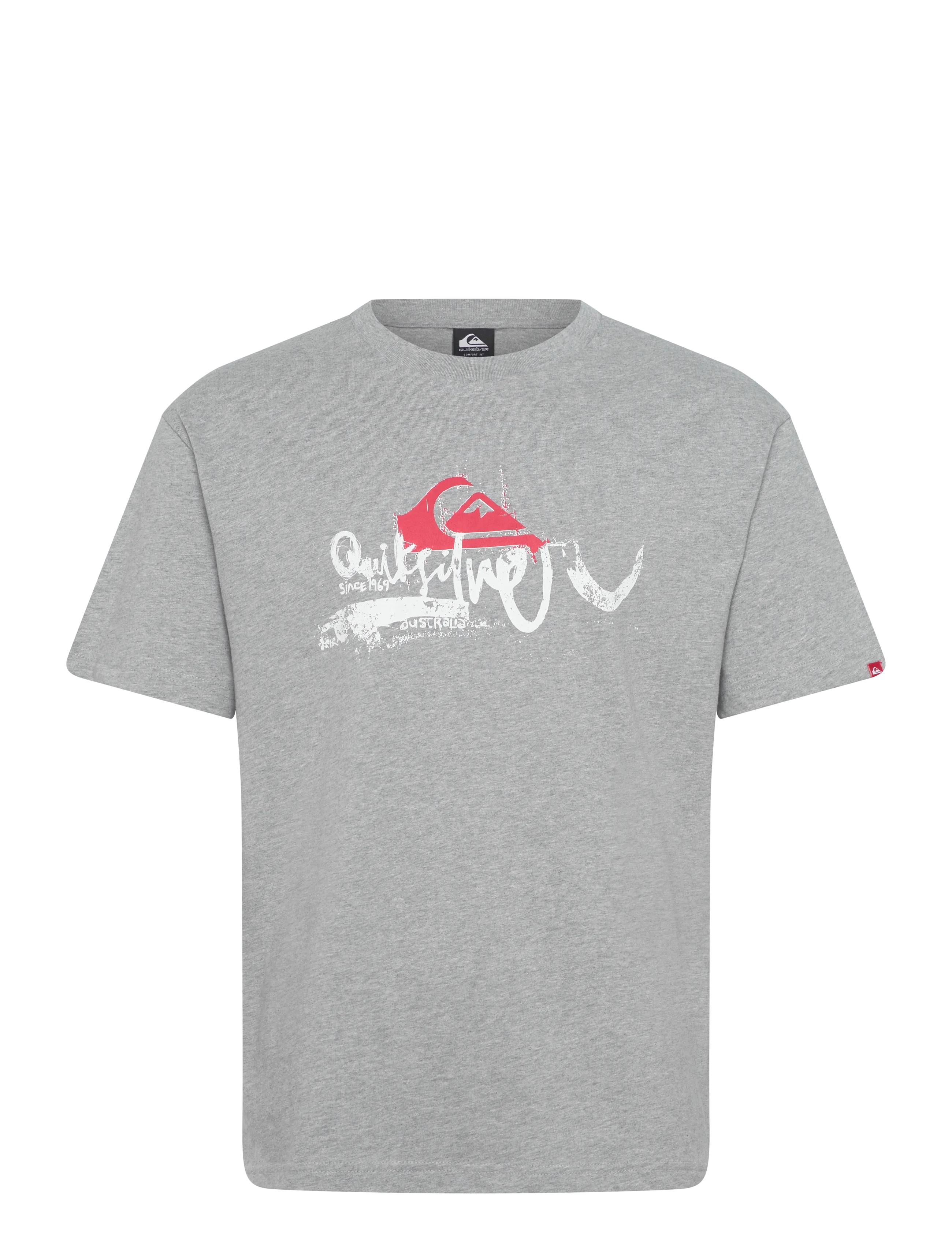 Quiksilver Yg Drifter Ss, L, Grey, T-Shirts > Kortærmede, Herre