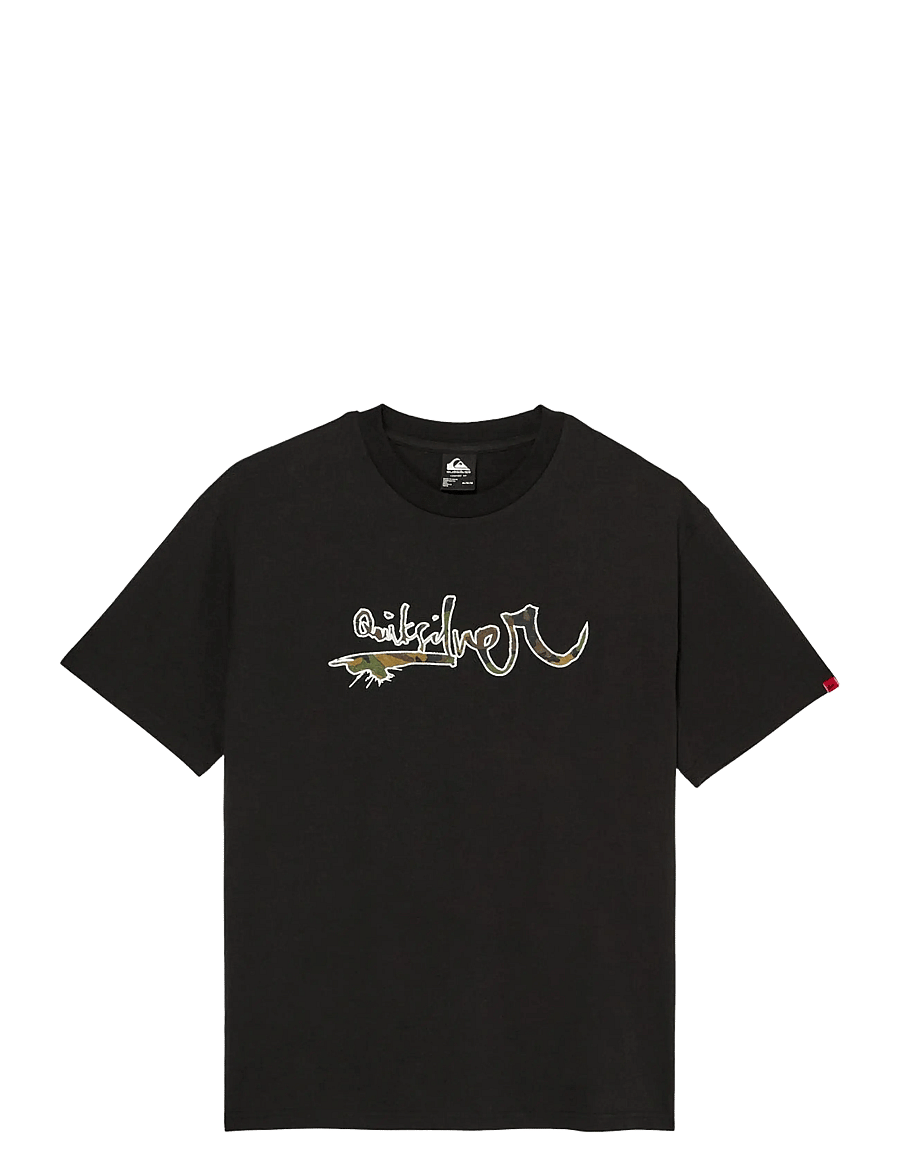Quiksilver - YG VORTEX SS - oberteile & t-shirts - black - 1