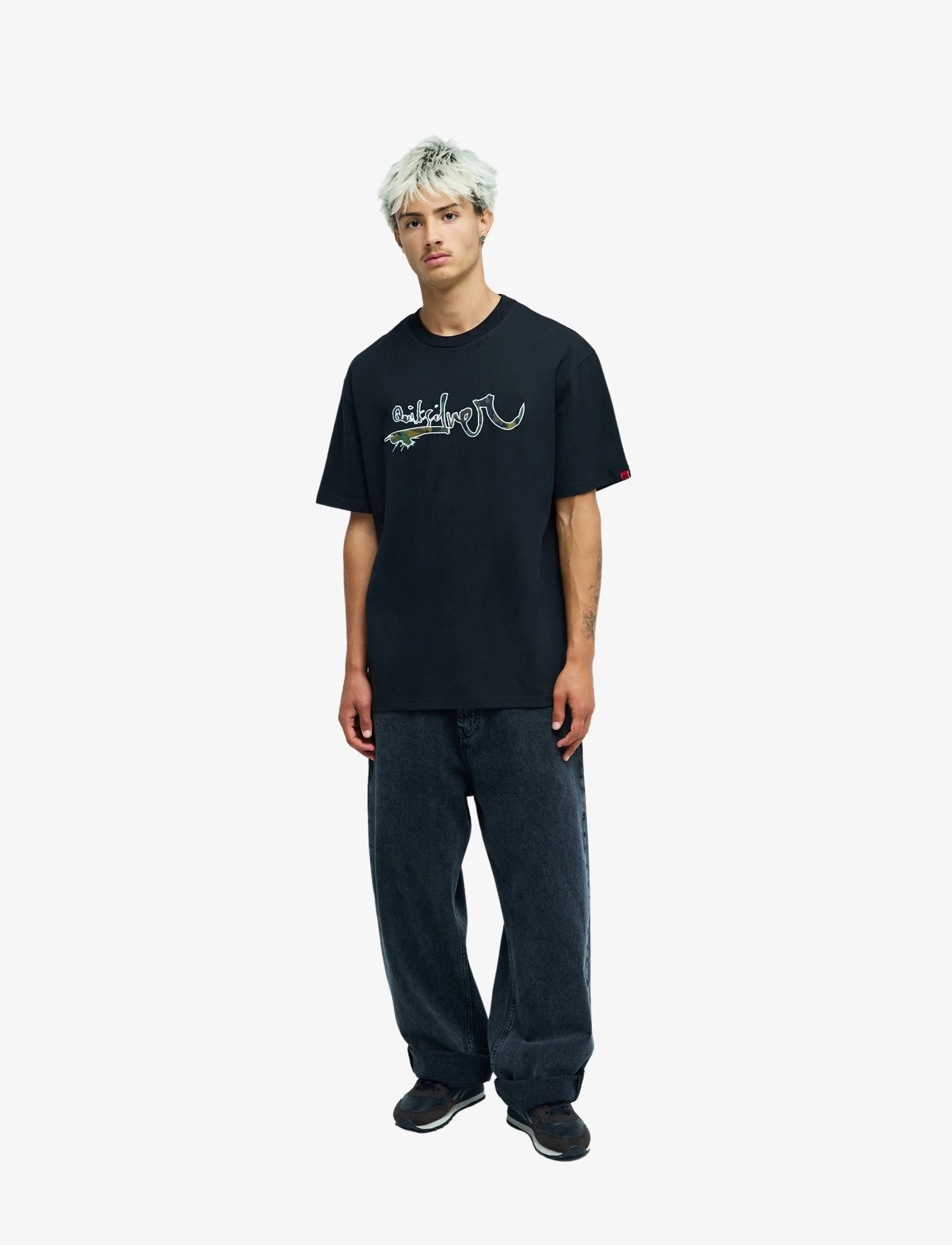 Quiksilver - YG VORTEX SS - t-shirts - black - 3