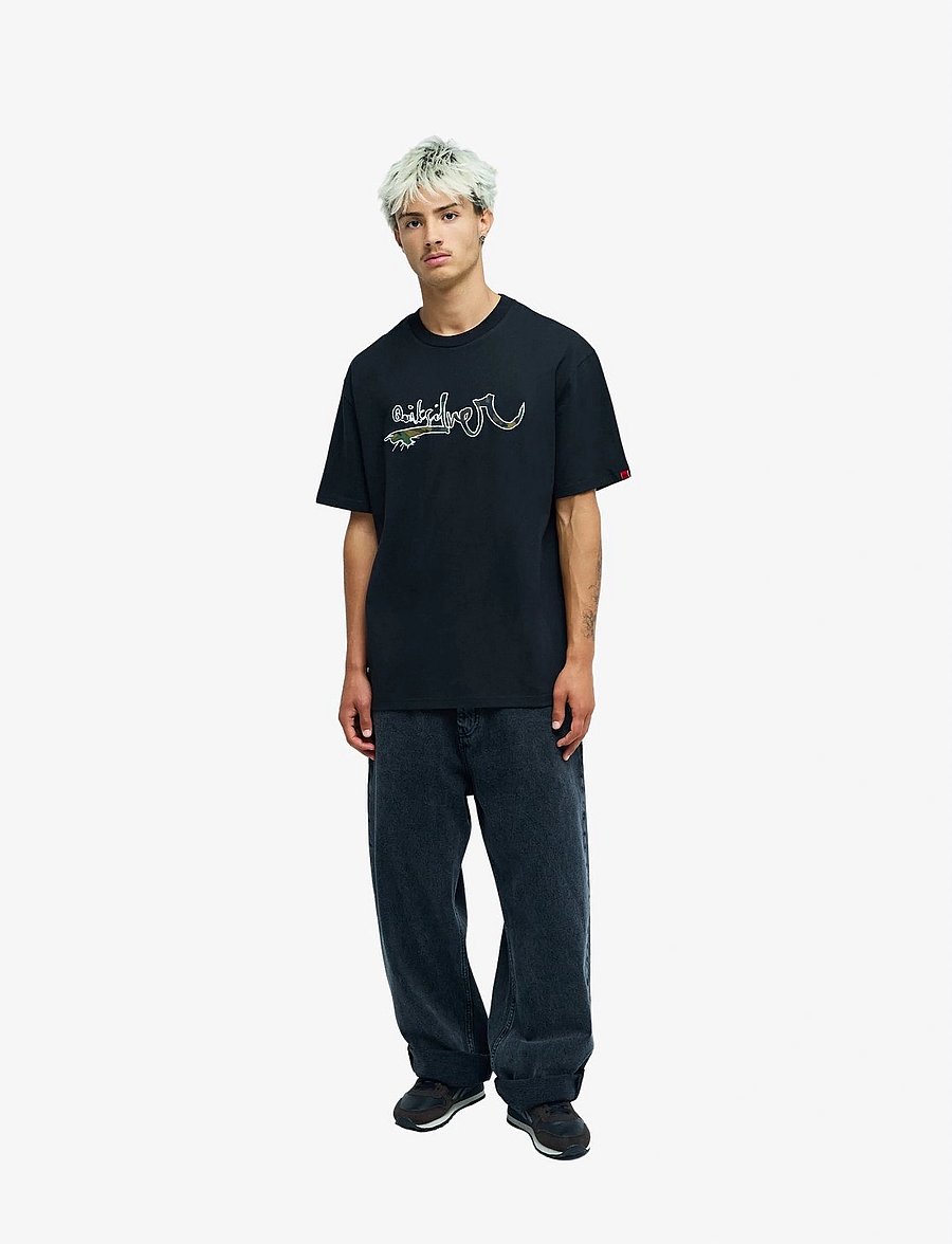 Quiksilver - YG VORTEX SS - oberteile & t-shirts - black - 3
