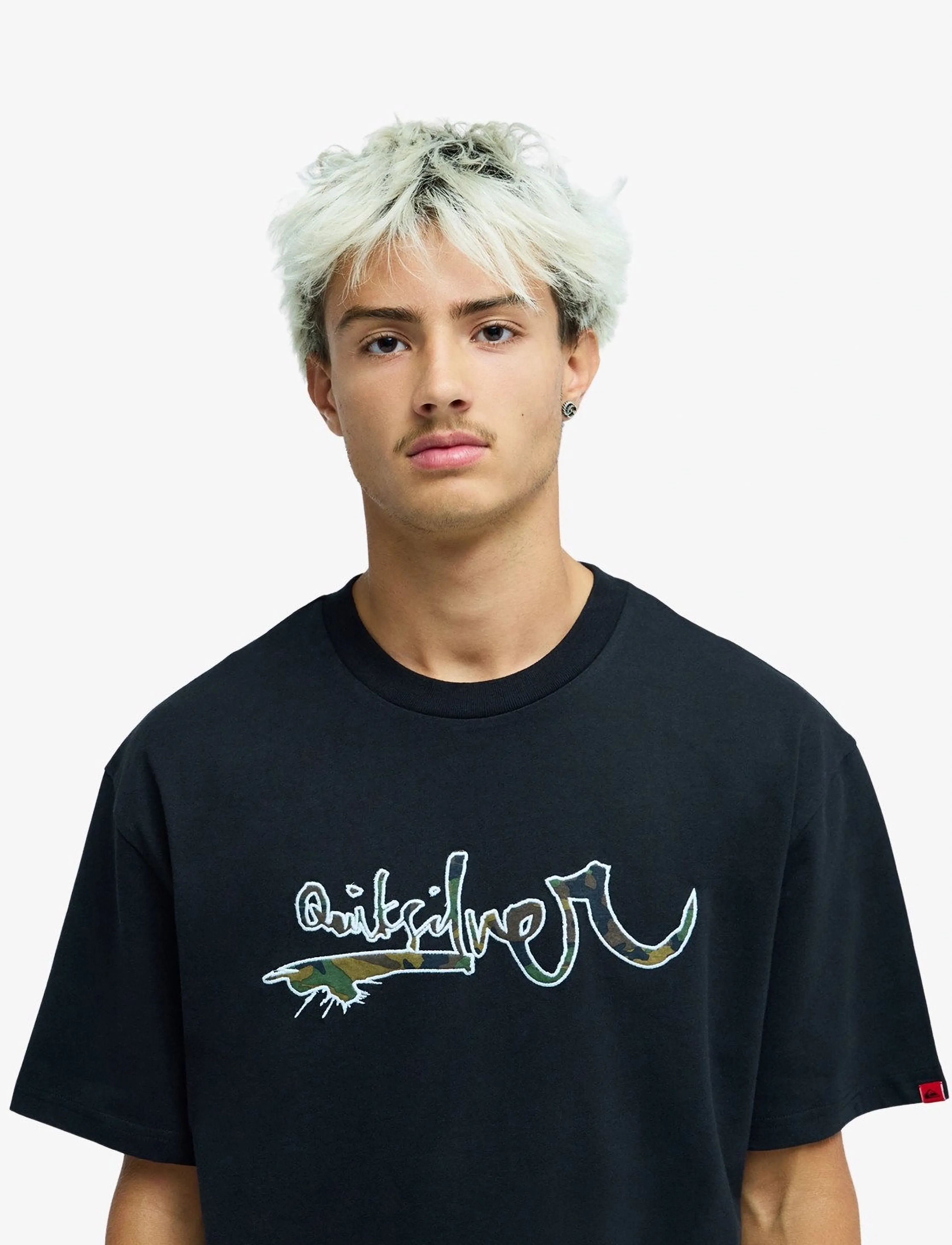 Quiksilver - YG VORTEX SS - t-shirts - black - 5