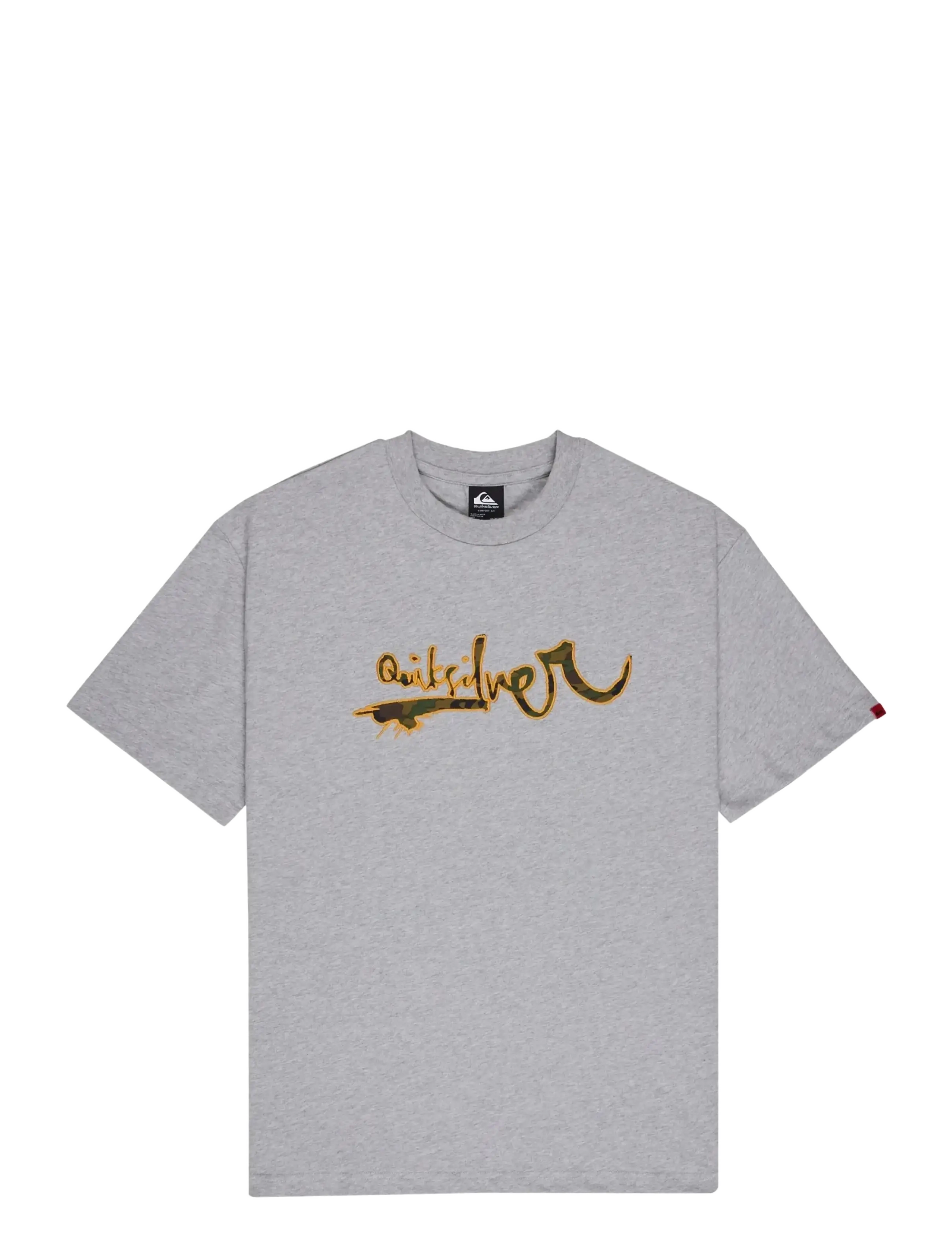 Quiksilver YG VORTEX SS - Quiksilver - LIGHT GREY HEATHER / grey