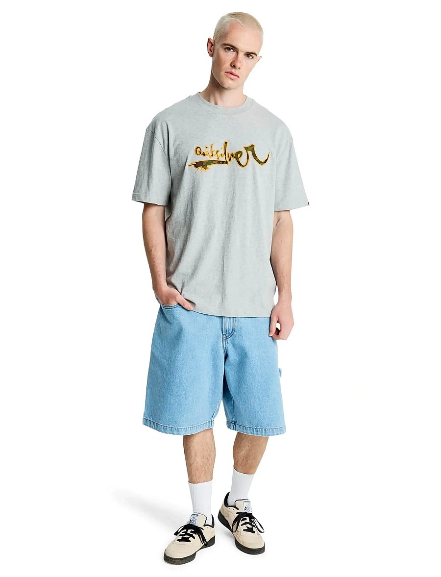Quiksilver - YG VORTEX SS - oberteile & t-shirts - light grey heather - 4