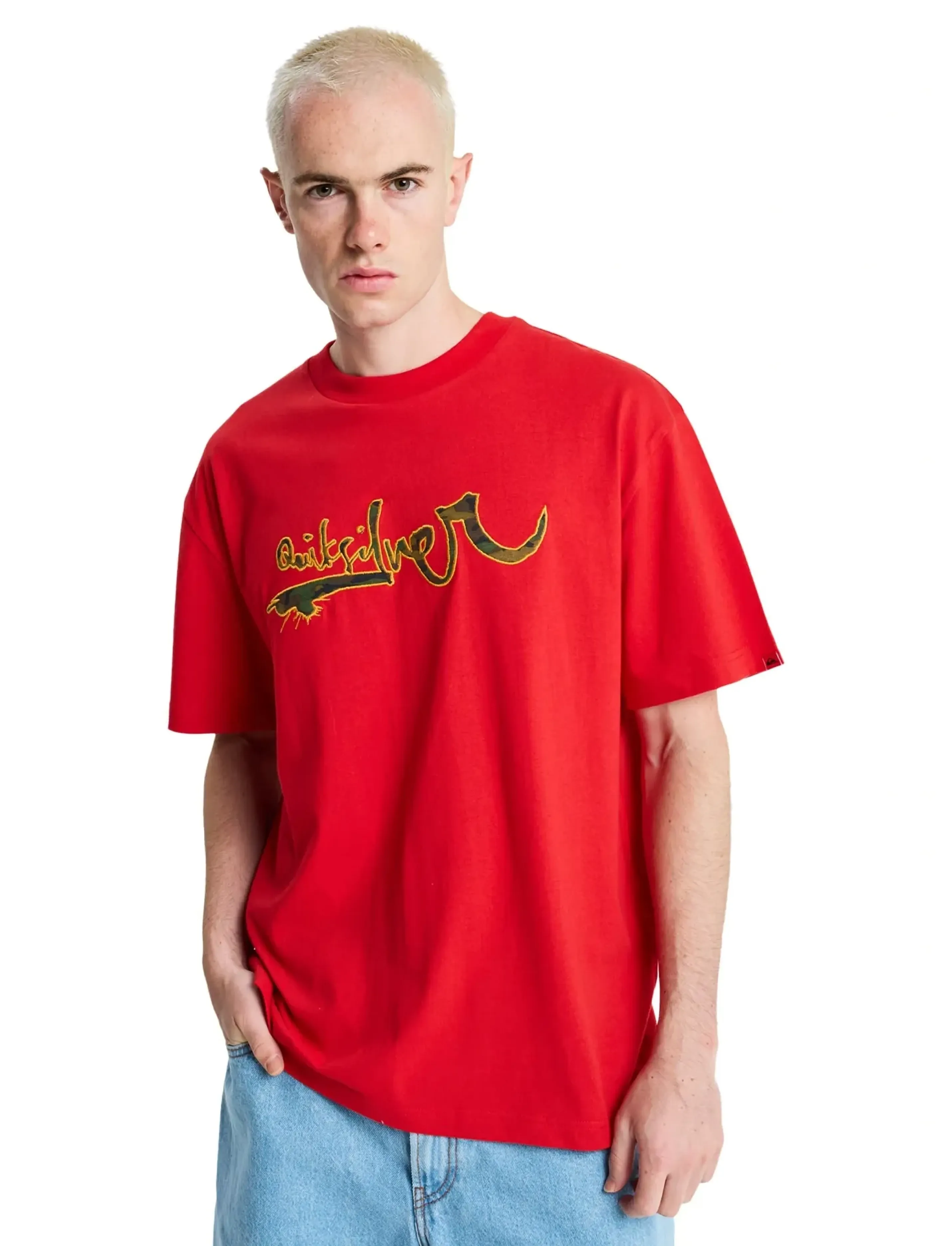 Quiksilver Yg Vortex Ss, XL, Red, Sport Overdele > Sport T-shirts, Herre