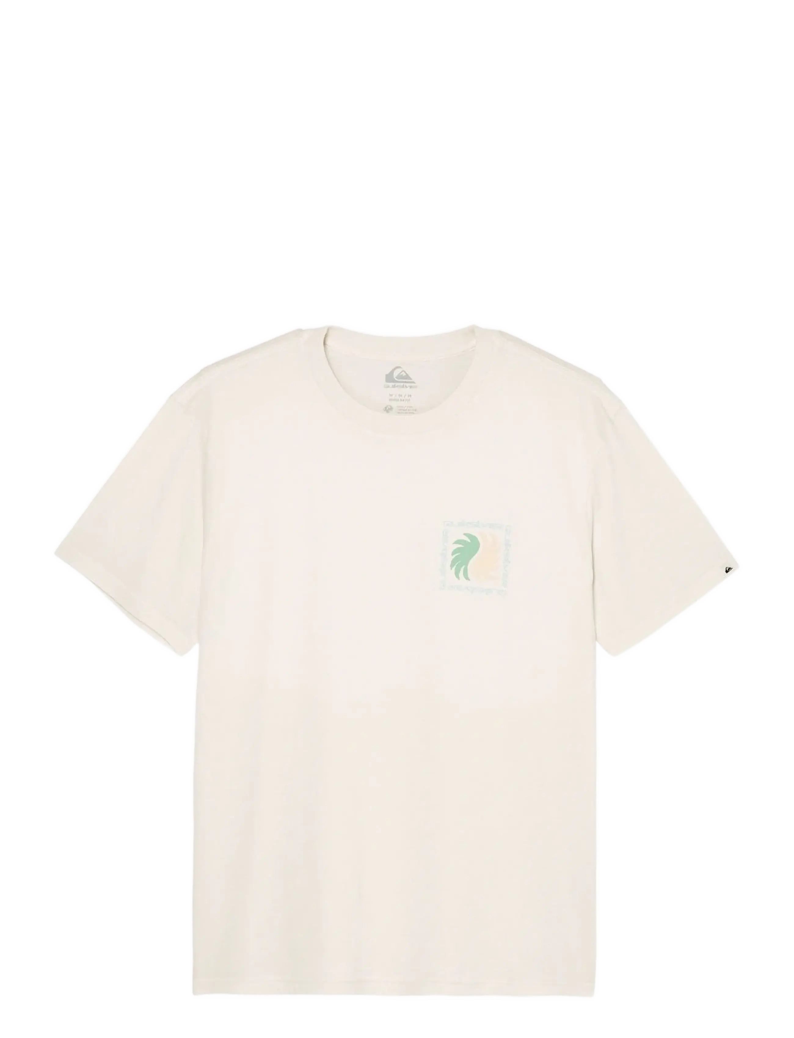 Quiksilver EVO VIBES SS - T-Shirts - SNOW WHITE / white