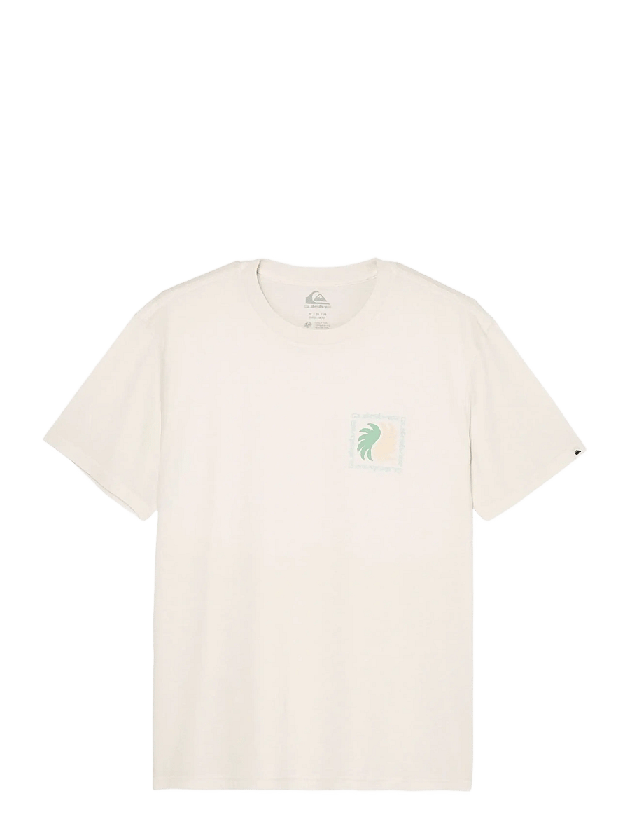 Quiksilver - EVO VIBES SS - oberteile & t-shirts - snow white - 1