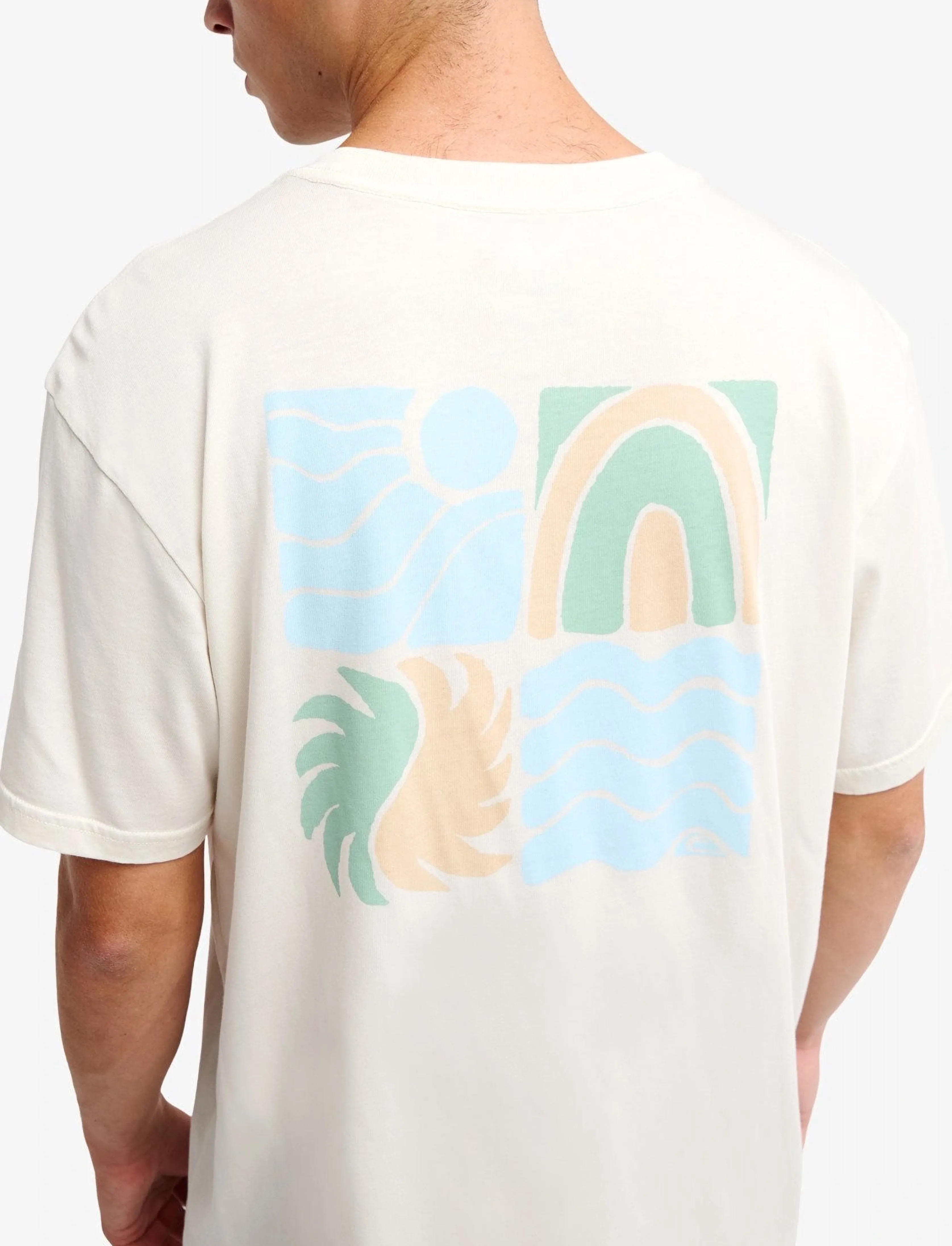 Quiksilver EVO VIBES SS - T-shirts - SNOW WHITE / white