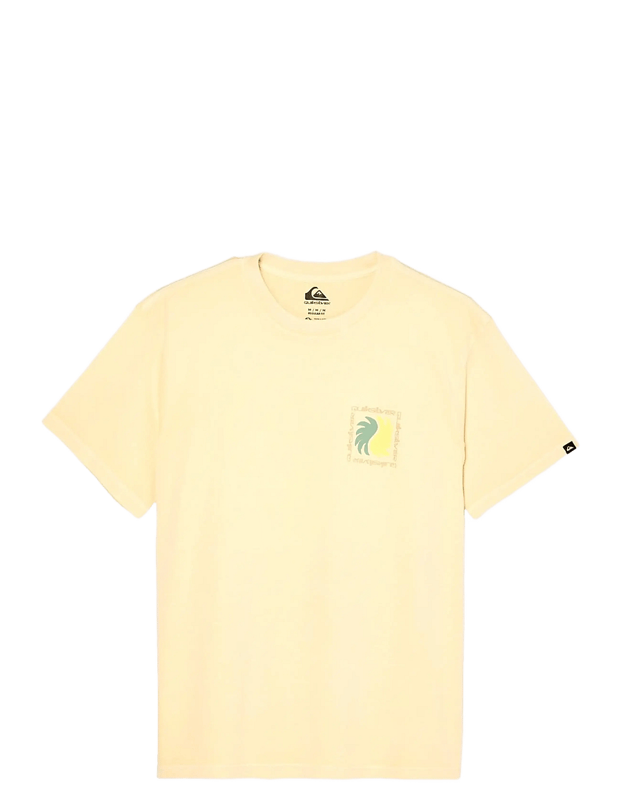 Quiksilver - EVO VIBES SS - oberteile & t-shirts - straw - 1