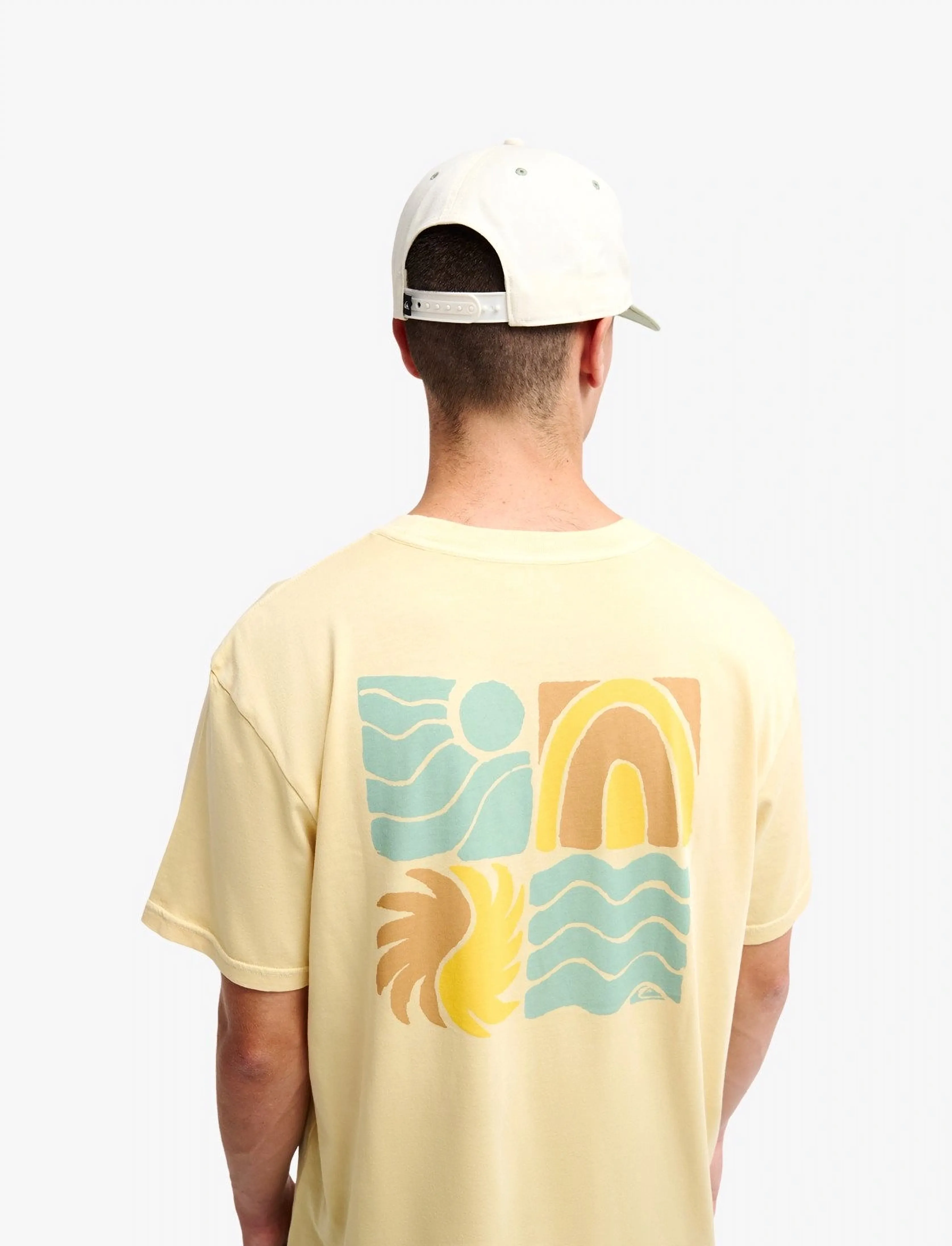 Quiksilver - EVO VIBES SS - t-shirts - straw - 3