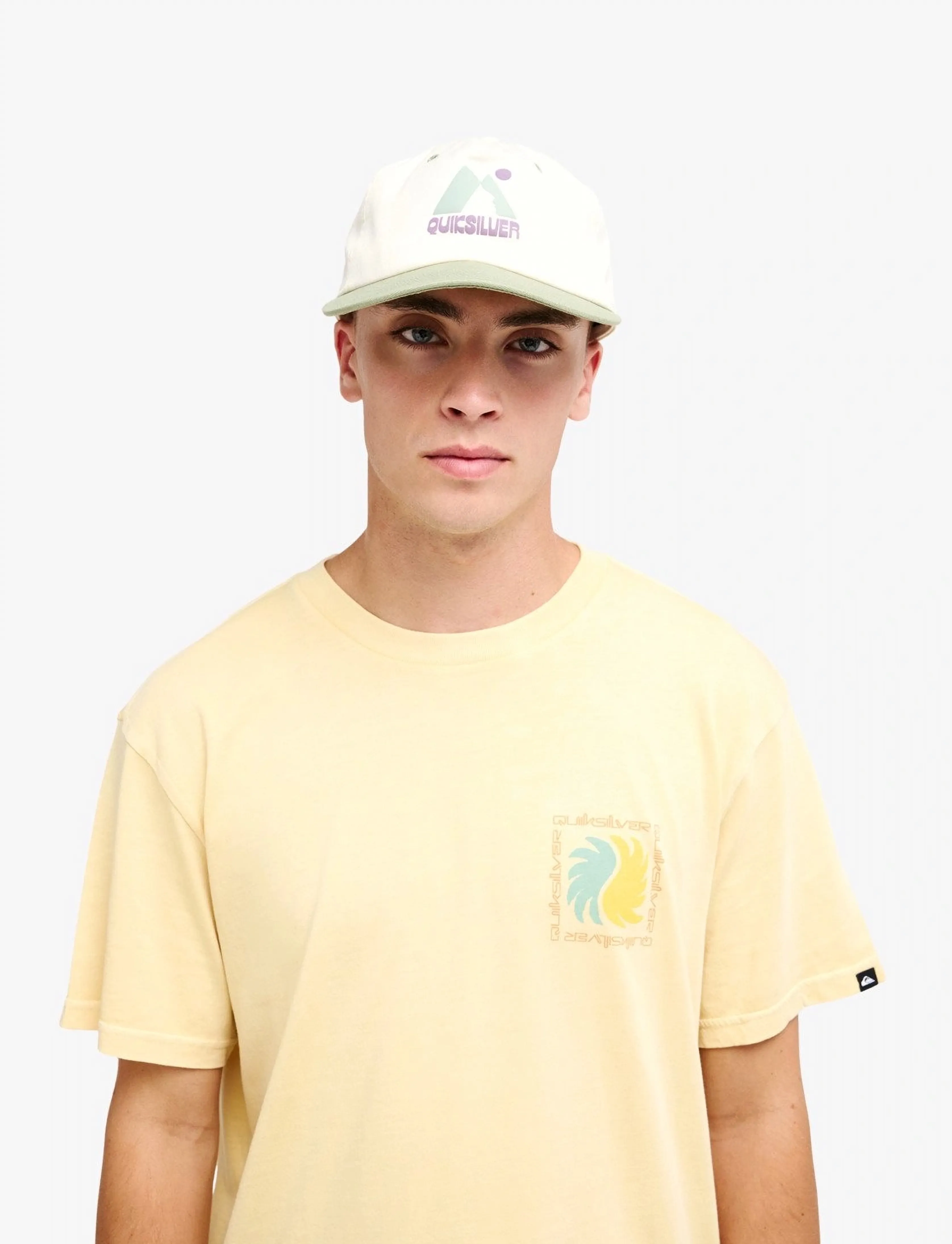 Quiksilver - EVO VIBES SS - t-shirts - straw - 5