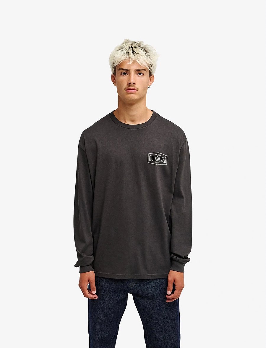 Quiksilver - SURF GARAGE LS - långärmade tröjor - tarmac - 0