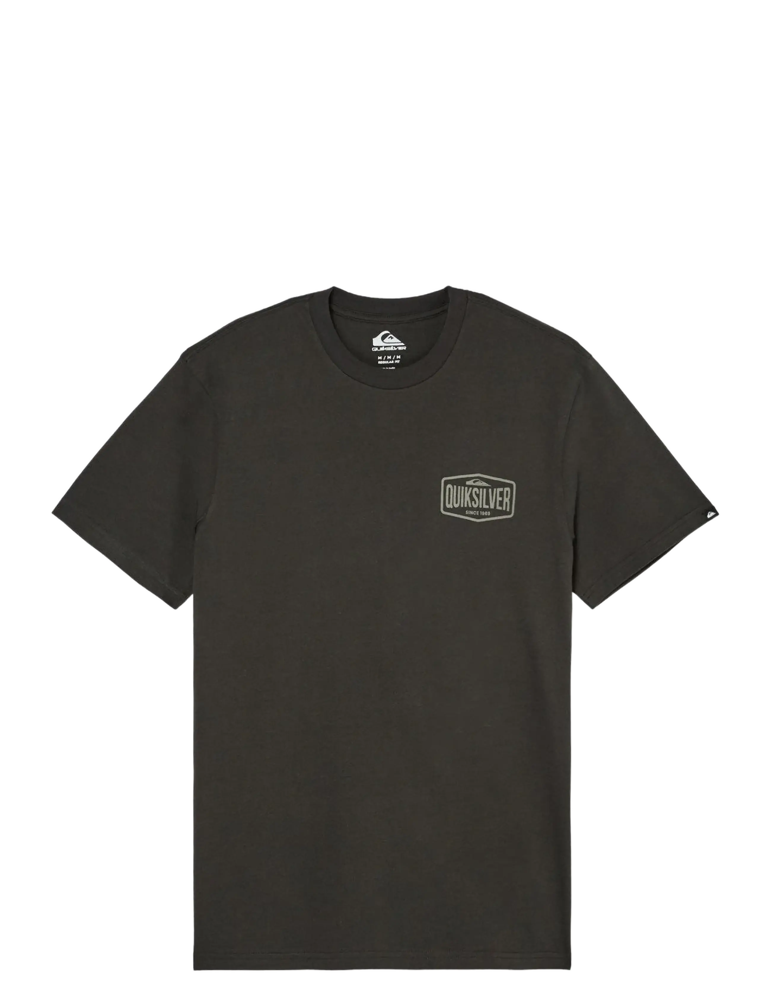 Quiksilver EV SURF GARAGE SS - T-Shirts - TARMAC / khaki/green