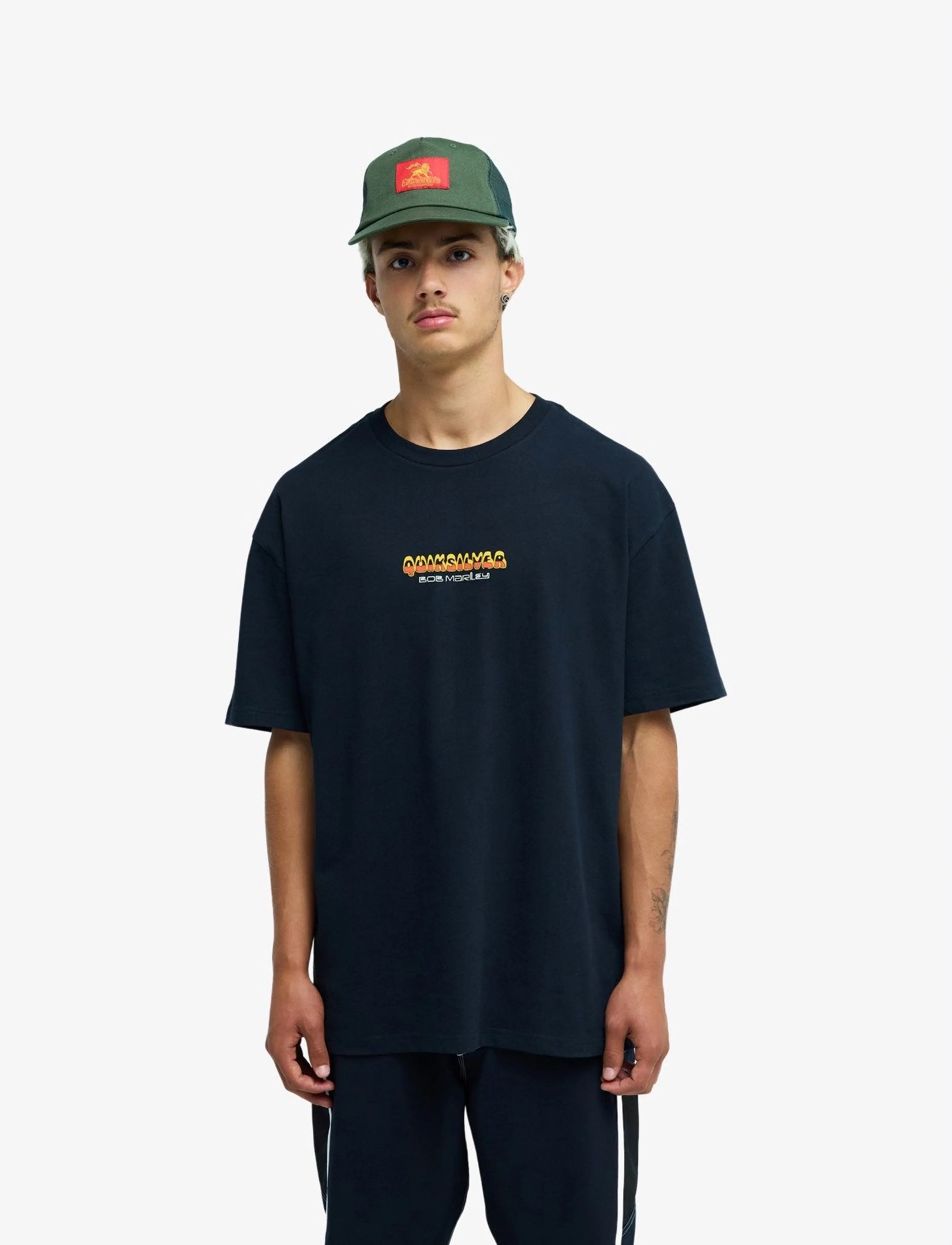 Quiksilver - BM BE LOVED SS - t-shirts - black - 0