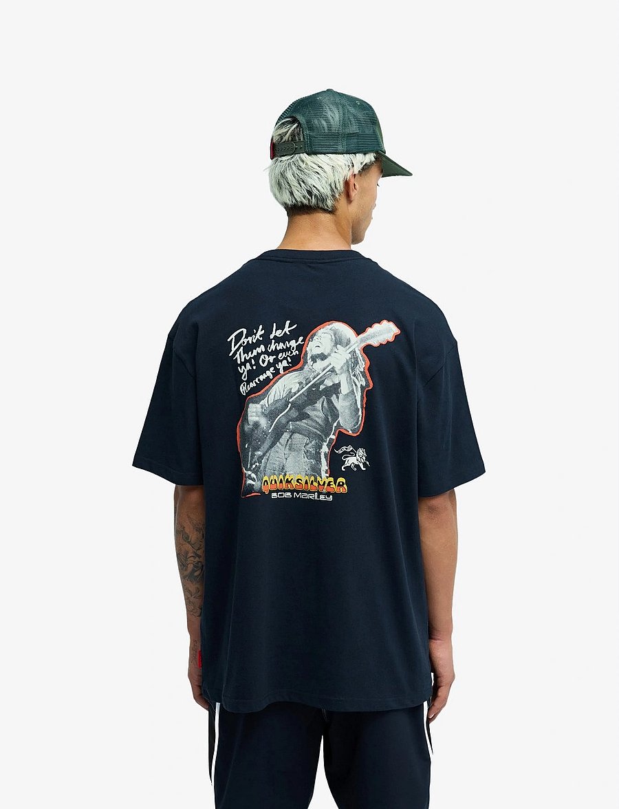 Quiksilver - BM BE LOVED SS - t-shirts - black - 3