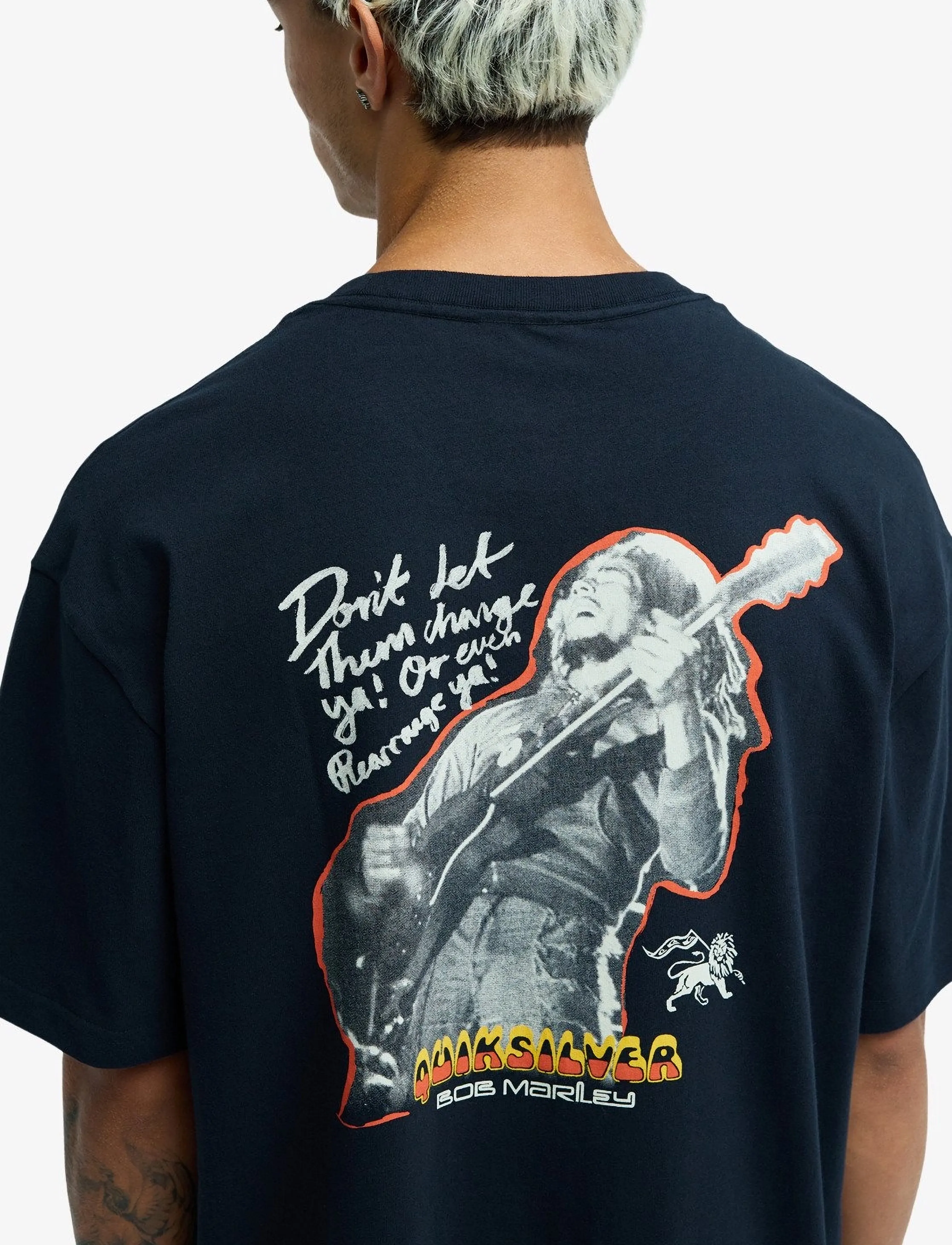 Quiksilver BM BE LOVED SS - Kleidung - BLACK / black