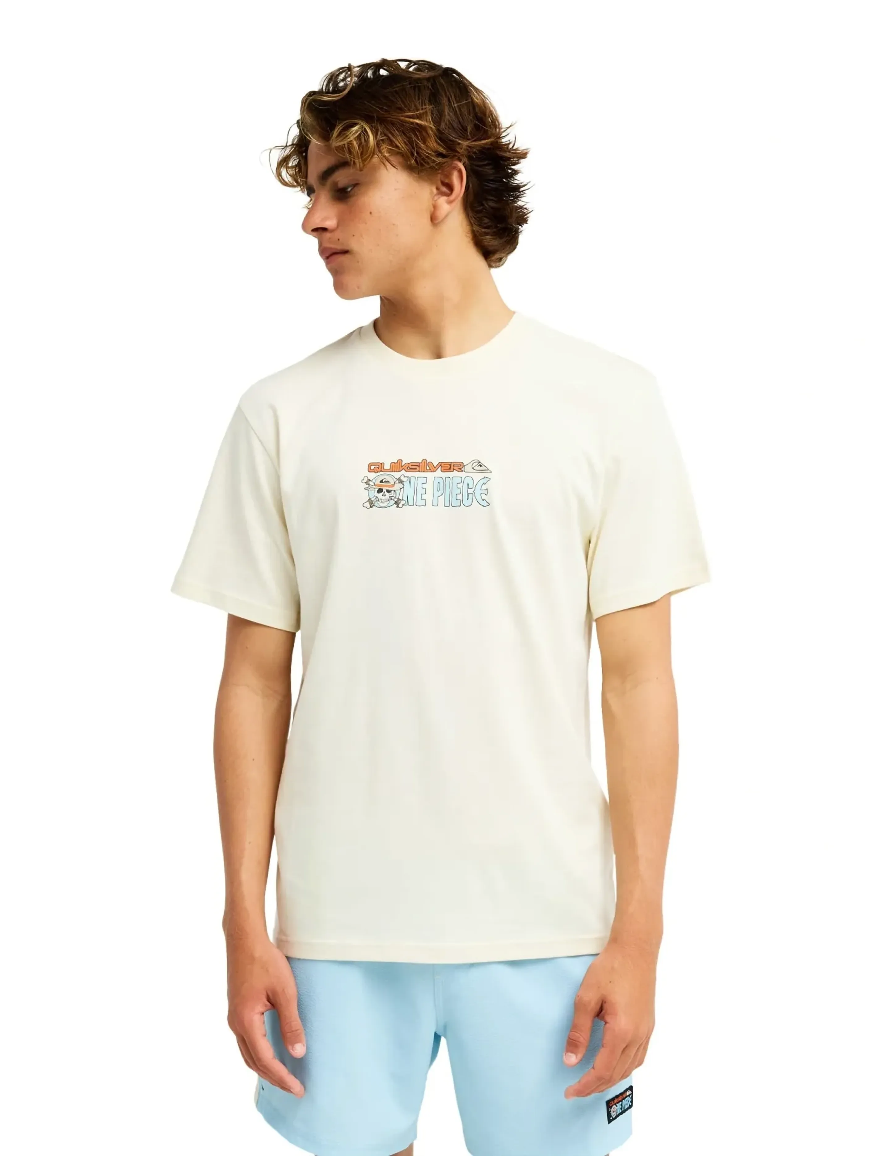 Quiksilver Opqs Pirates Island Ss, XXL, Cream, Sport Overdele > Sport T-shirts, Herre