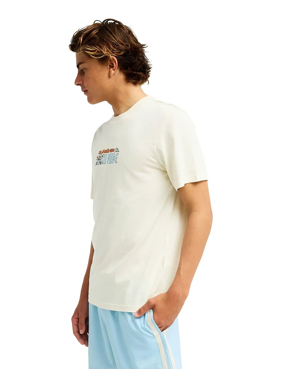 Quiksilver - OPQS PIRATES ISLAND SS - t-shirts - bone white - 5