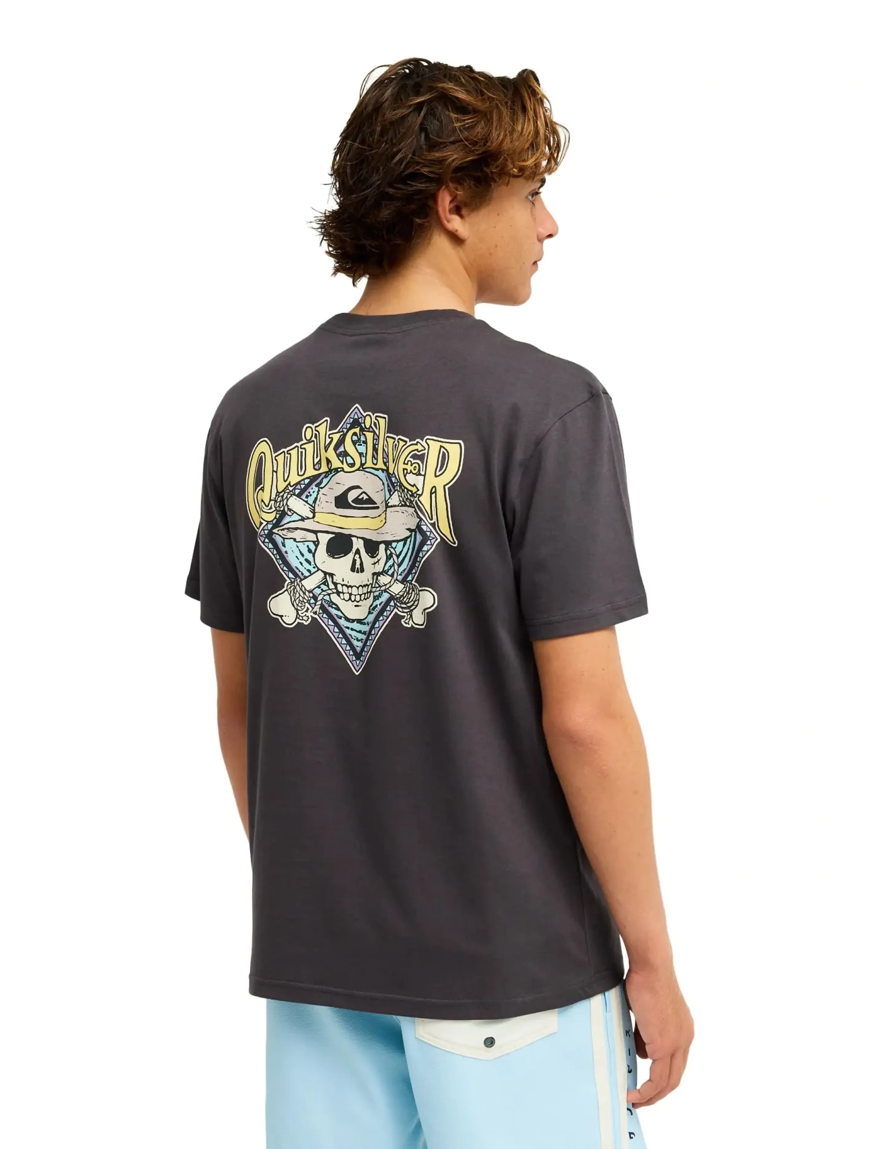 Quiksilver - OPQS PIRATES ISLAND SS - alussärgid ja t-särgid - phantom - 3