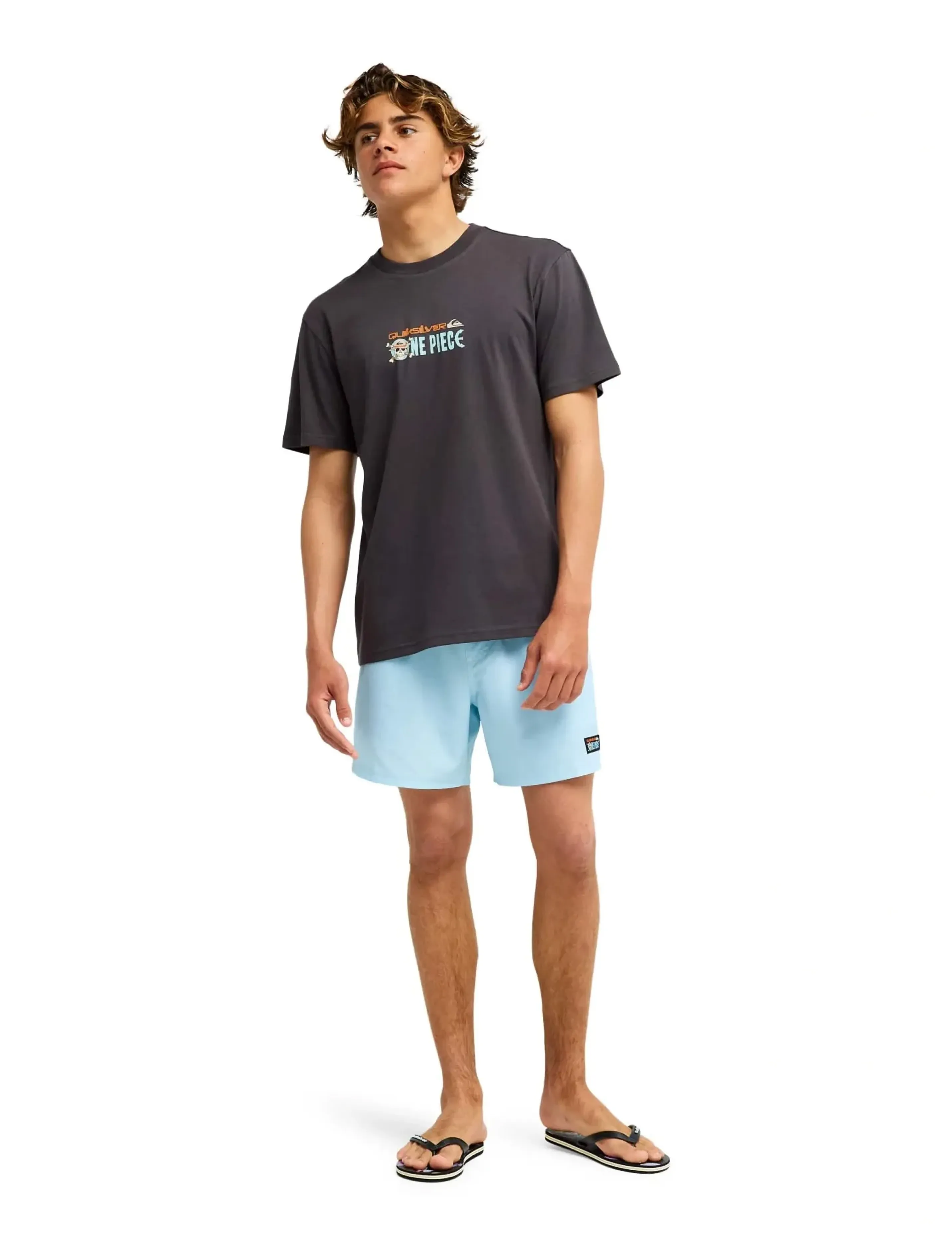 Quiksilver - OPQS PIRATES ISLAND SS - alussärgid ja t-särgid - phantom - 4