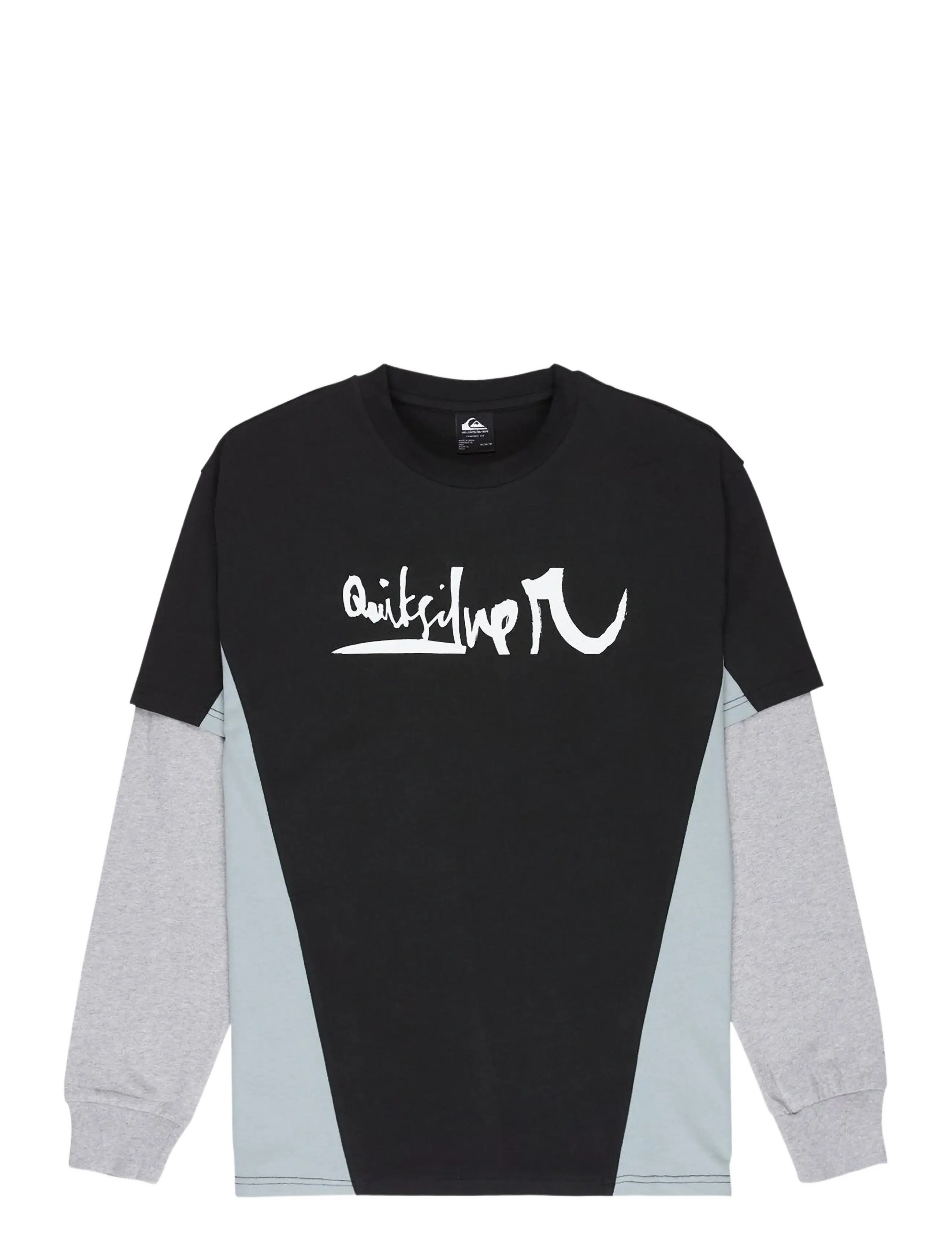 QUIKSILVER Yg Sync Double Layer Tee Schwarz - M - Herren