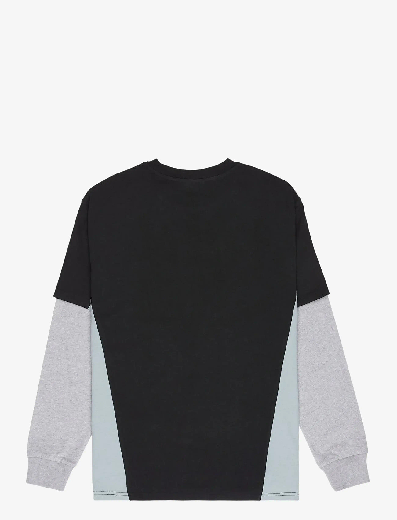 Quiksilver - YG SYNC DOUBLE LAYER TEE - longsleeved tops - black - 2