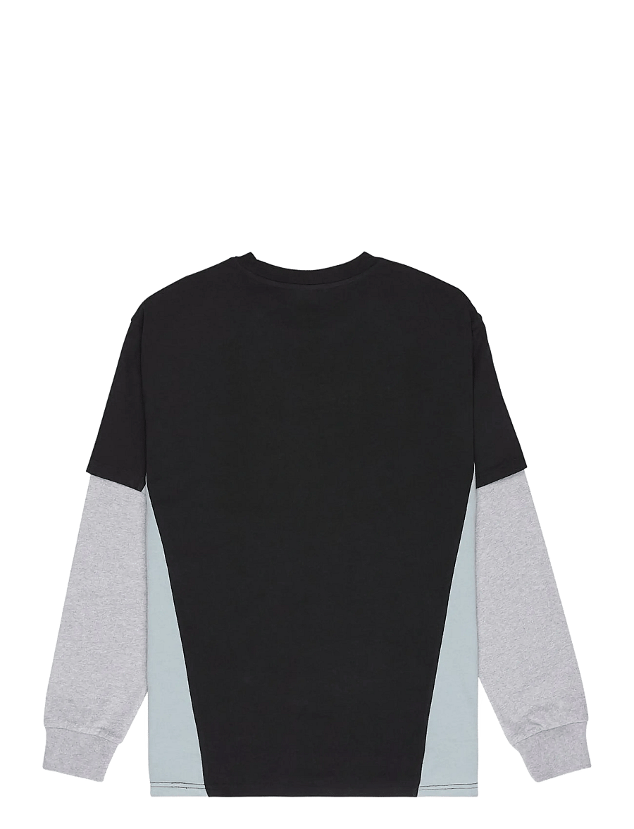 Quiksilver - YG SYNC DOUBLE LAYER TEE - langarmshirts - black - 2
