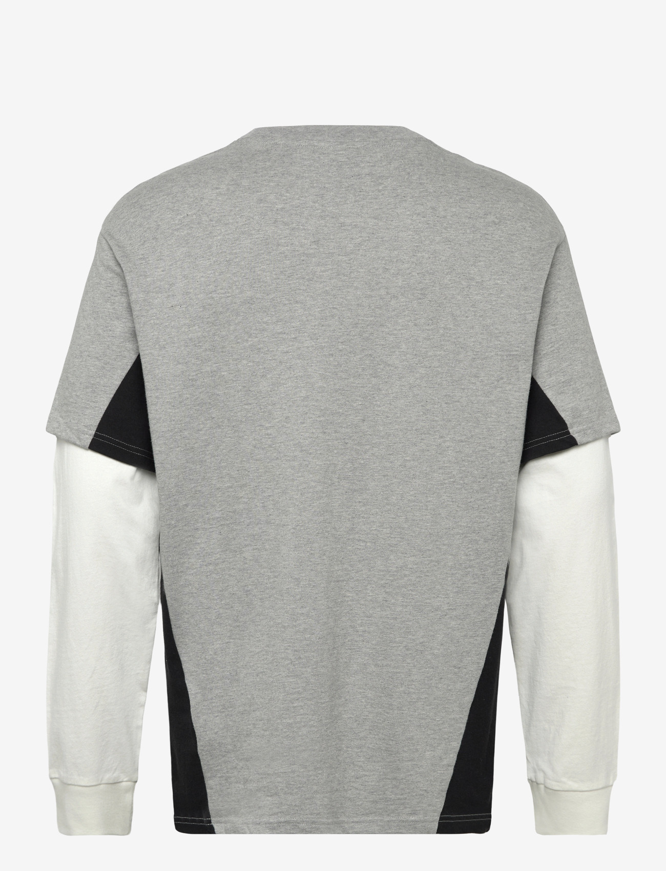 Quiksilver - YG SYNC DOUBLE LAYER TEE - langærmede overdele - light grey heather - 1
