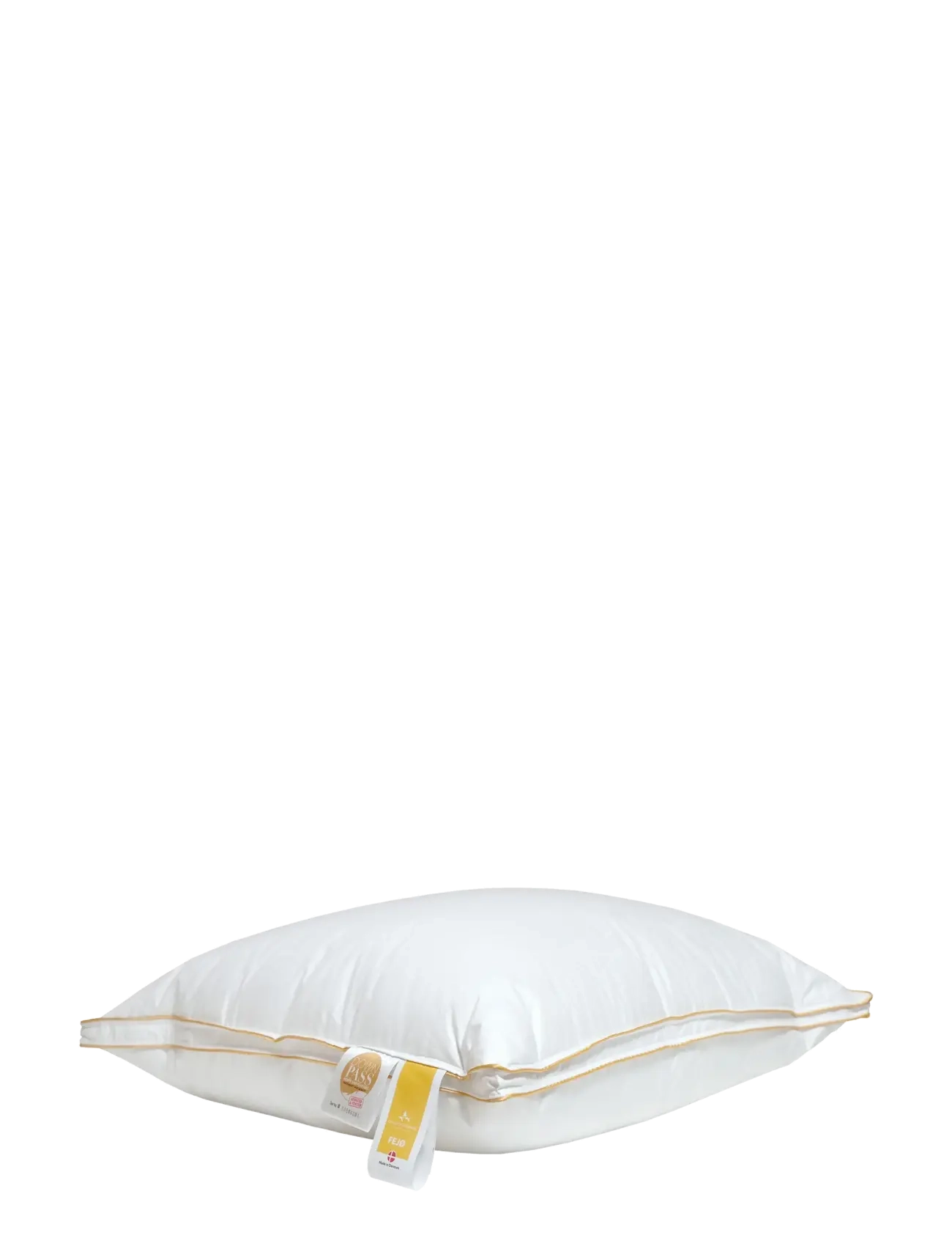Quilts of Denmark Fejø 3-Champer Pillow, Pude, Hvid, Str: 60X63CM