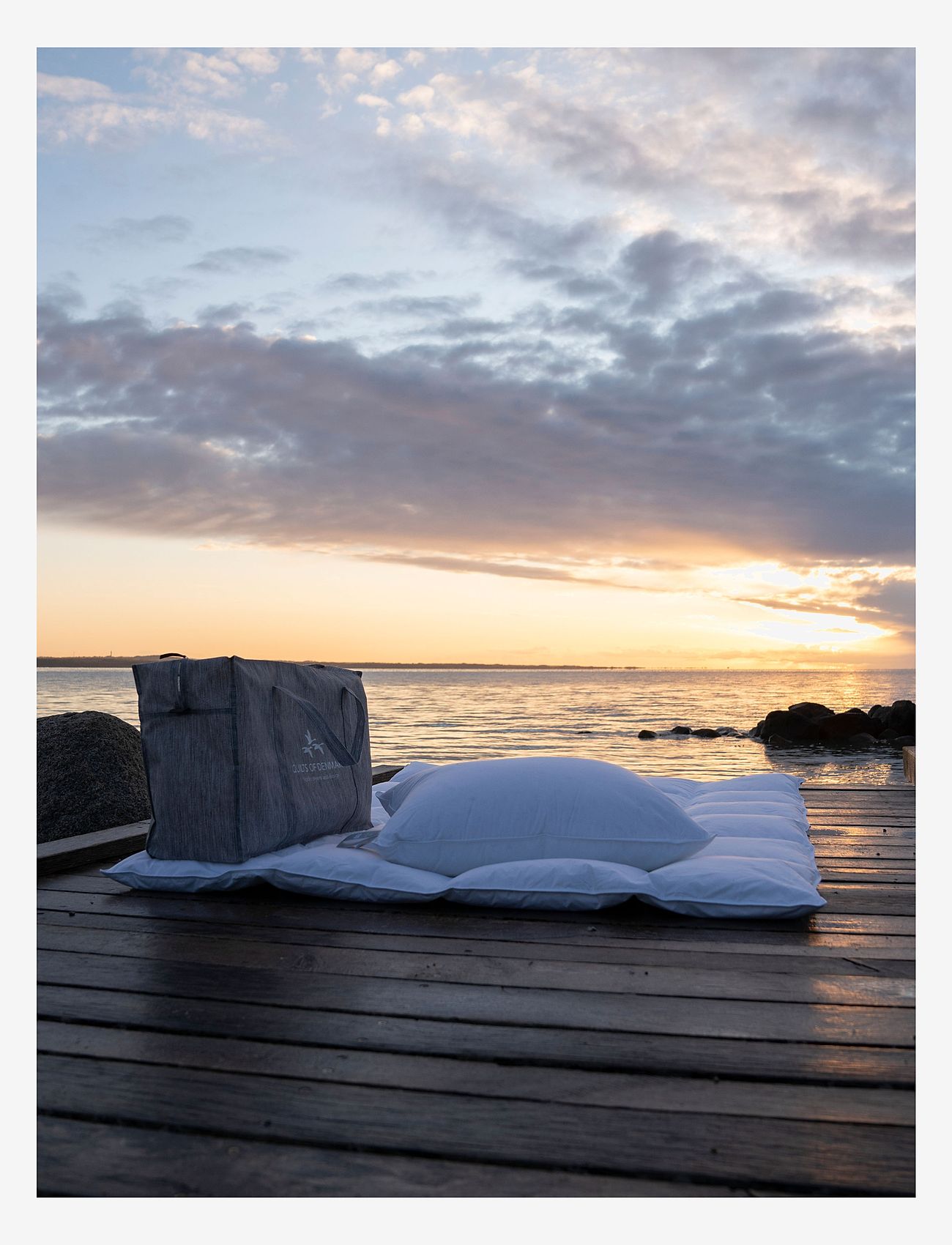 Quilts of Denmark - TUNØ 3-champer pilow - køb efter pris - white - 2