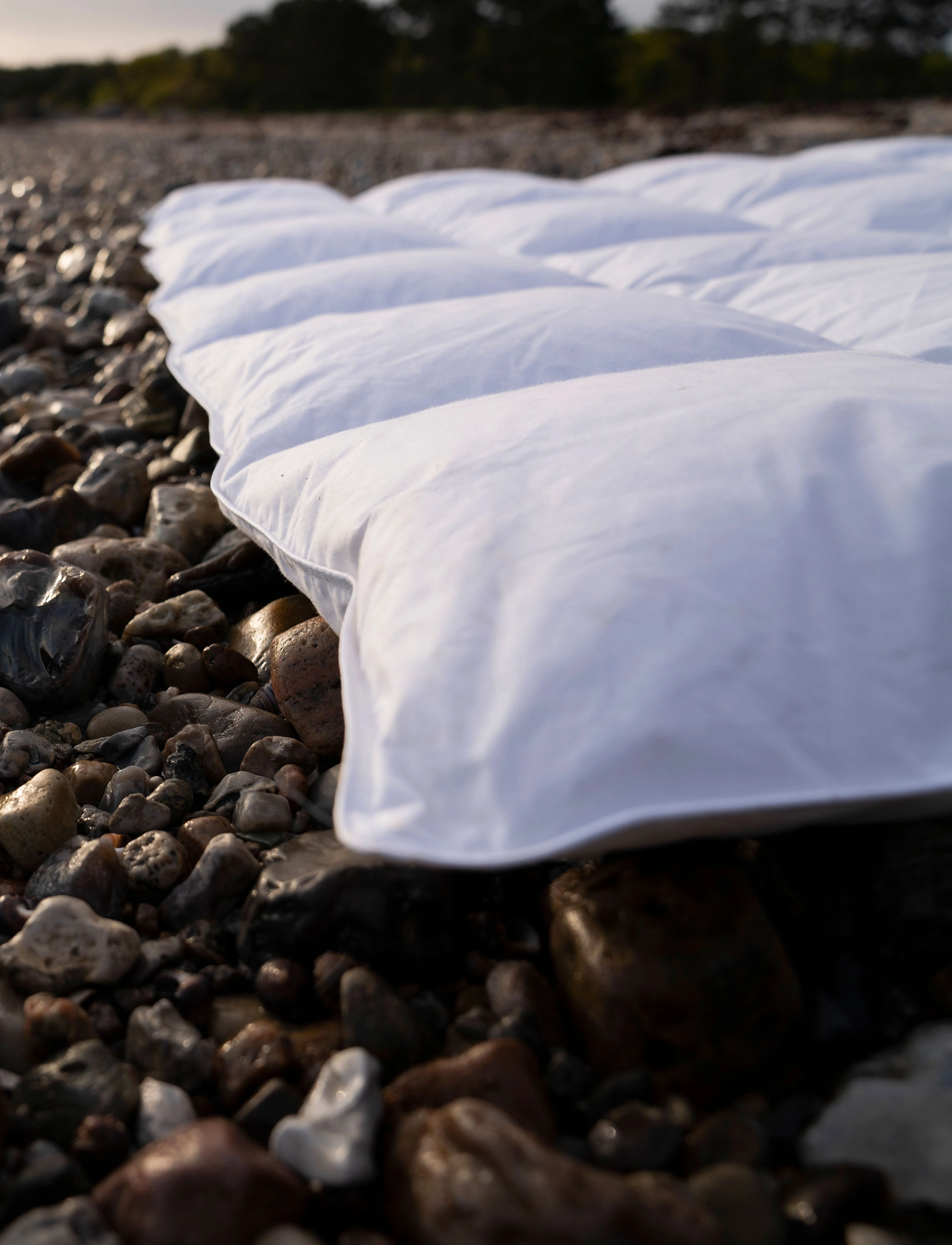 Quilts of Denmark Venø, 140X220 cm, White, Sengetekstiler > Dyner, Unisex