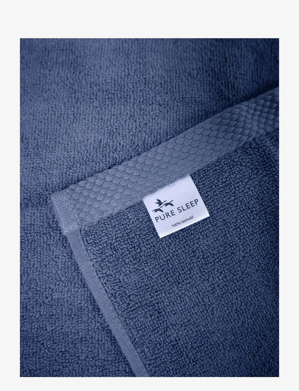 Quilts of Denmark - Pure Sleep Towel Dark Blue 4-pack - vaskeklude - blue - 3