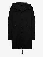 R-Collection - Maxi Anorak - winter jackets - black - 0