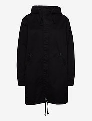 R-Collection - Maxi Anorak - winter jackets - black - 1