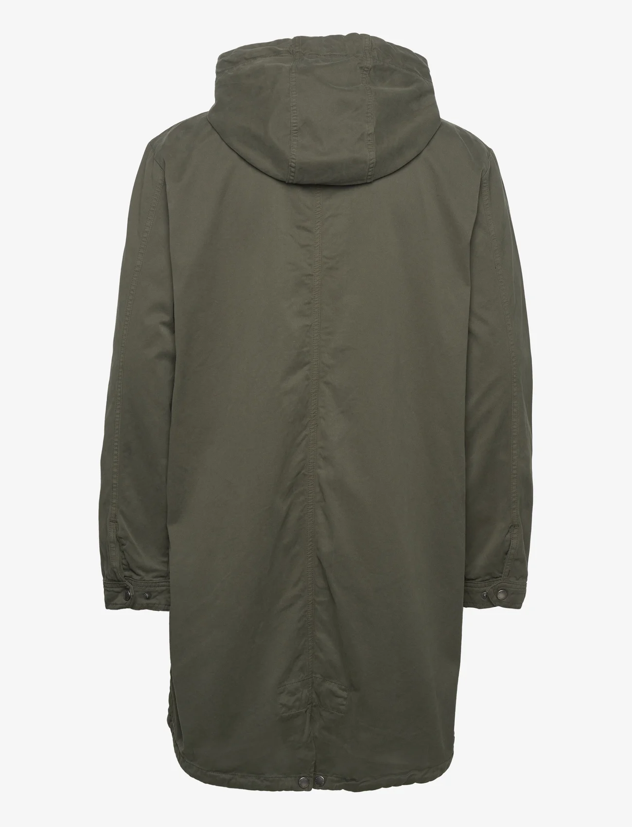 R-Collection - Maxi Anorak - winter jackets - olive green - 1