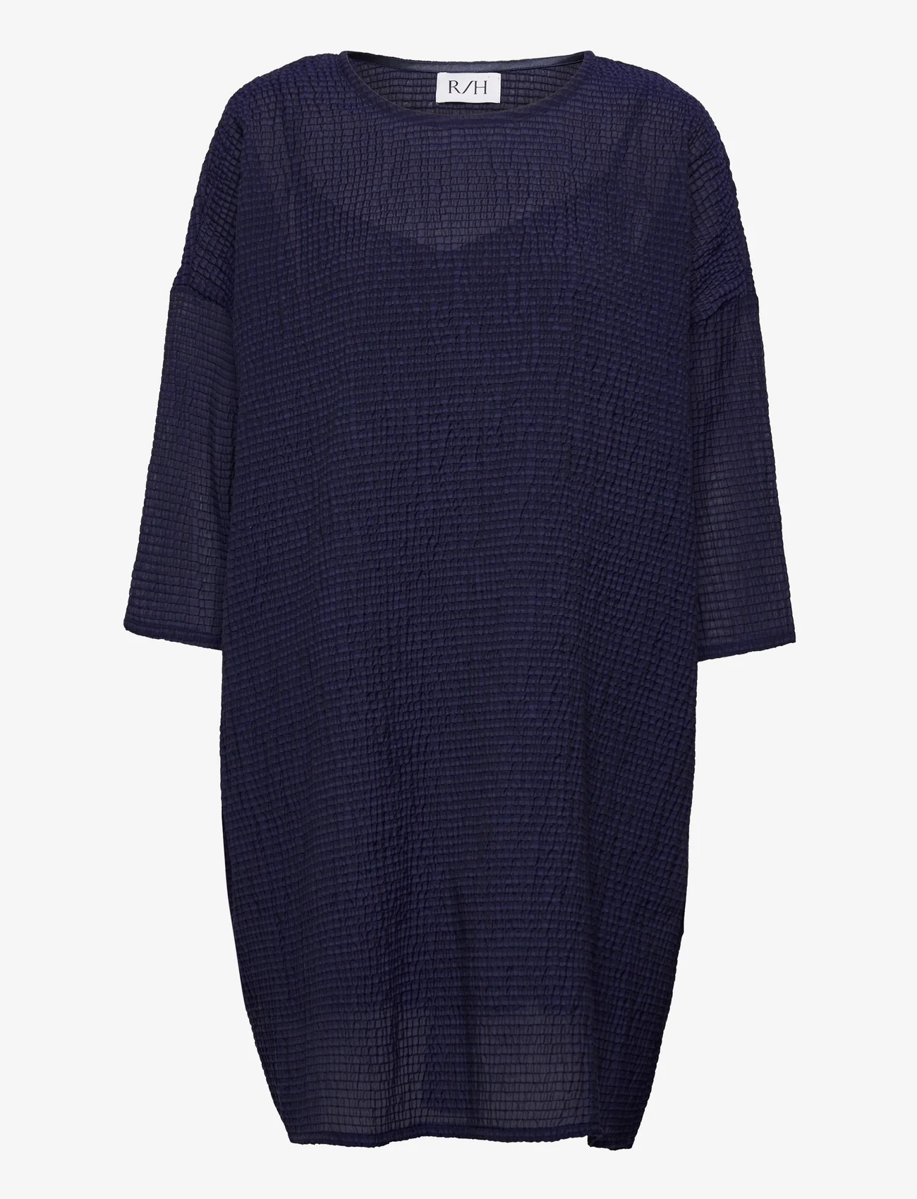 R/H Studio - SQUARE LONG DRESS - midi dresses - solid blue - 0