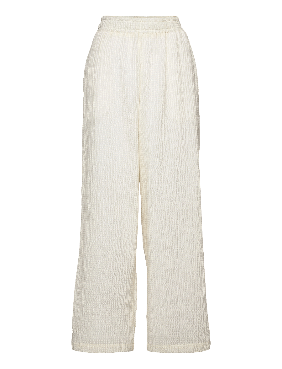R/H Studio - DAWN TROUSERS - laia säärega püksid - solid white - 0