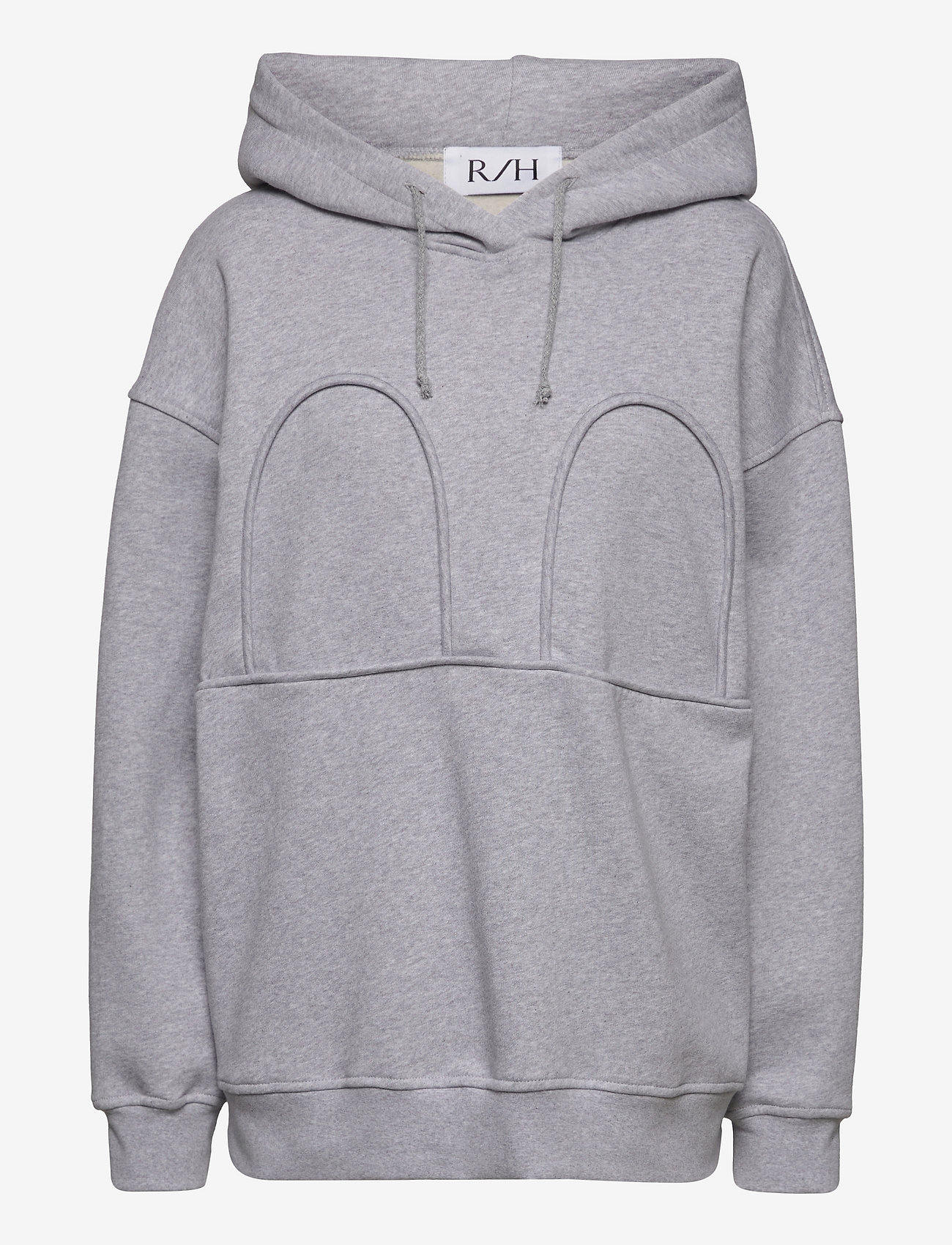 R/H Studio - MICKEY OVERSIZED HOODIE - melange grey - 0