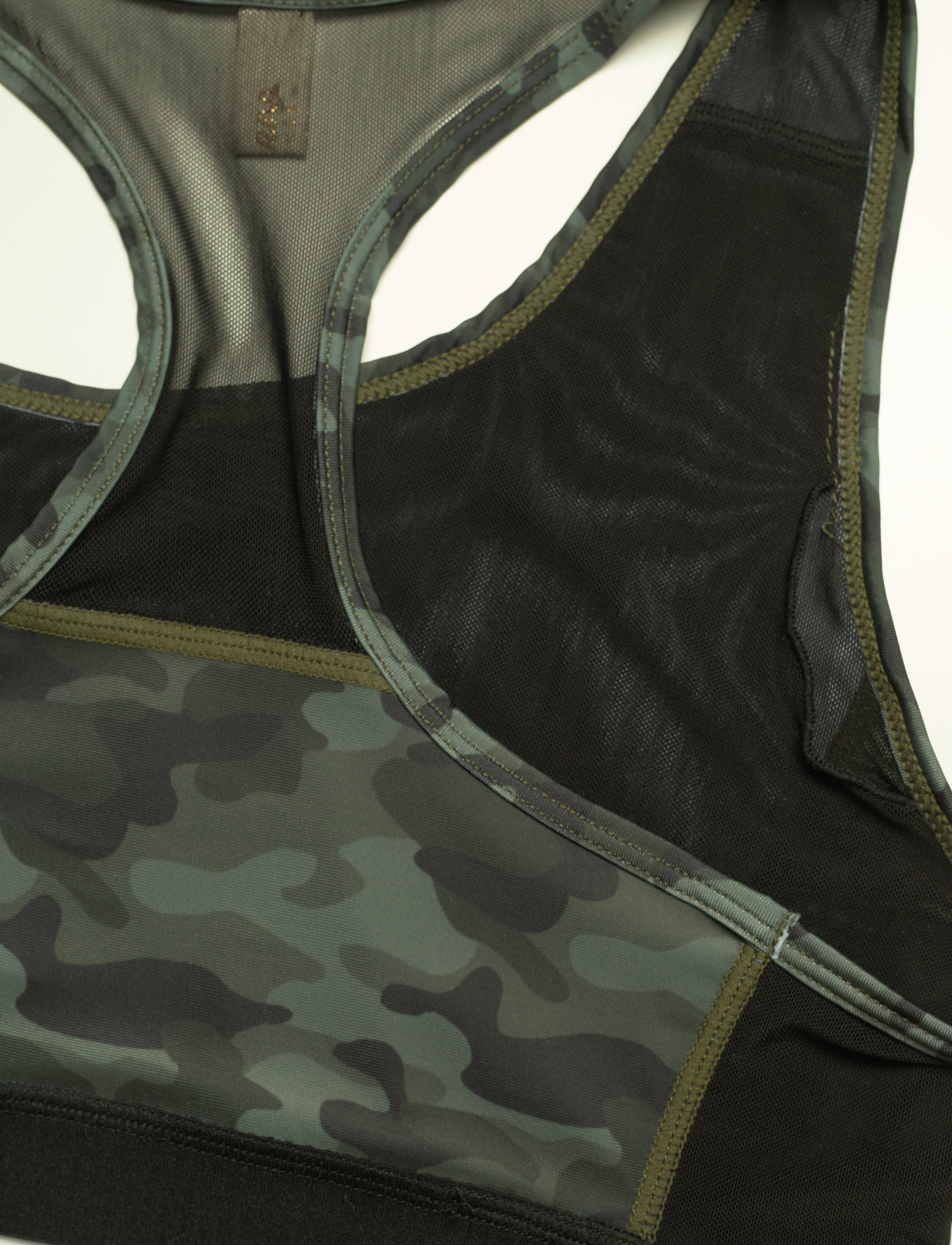 Rabens Saloner - Mille - sports bh'er: lav støtte - grey camo - 2