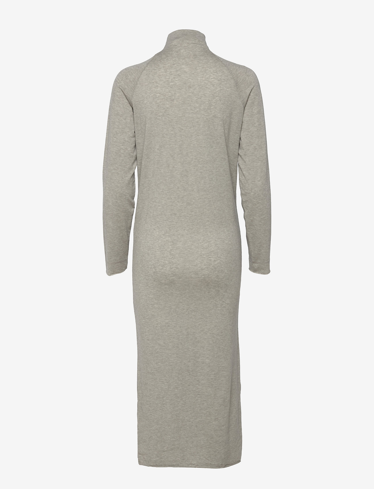 Rabens Saloner - Hope - knitted dresses - grey melange - 1