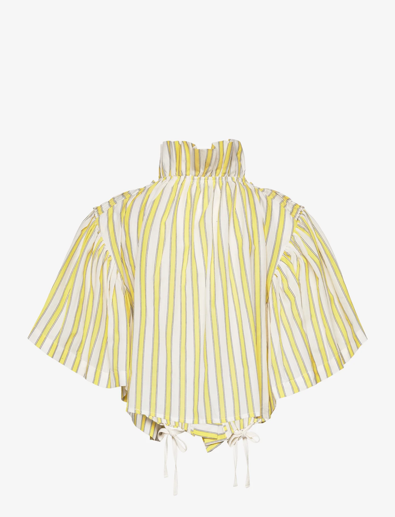 Rabens Saloner - Fransisca - short-sleeved blouses - lemon - 1