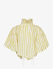 Rabens Saloner - Fransisca - short-sleeved blouses - lemon - 1