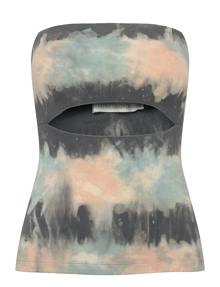 Rabens Saloner - Lenore - sleeveless tops - pink combo - 1