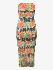 Rabens Saloner - Lanna - tettsittende kjoler - coral combo - 1