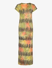 Rabens Saloner - Mian - sukienki koszulowe - coral combo - 1