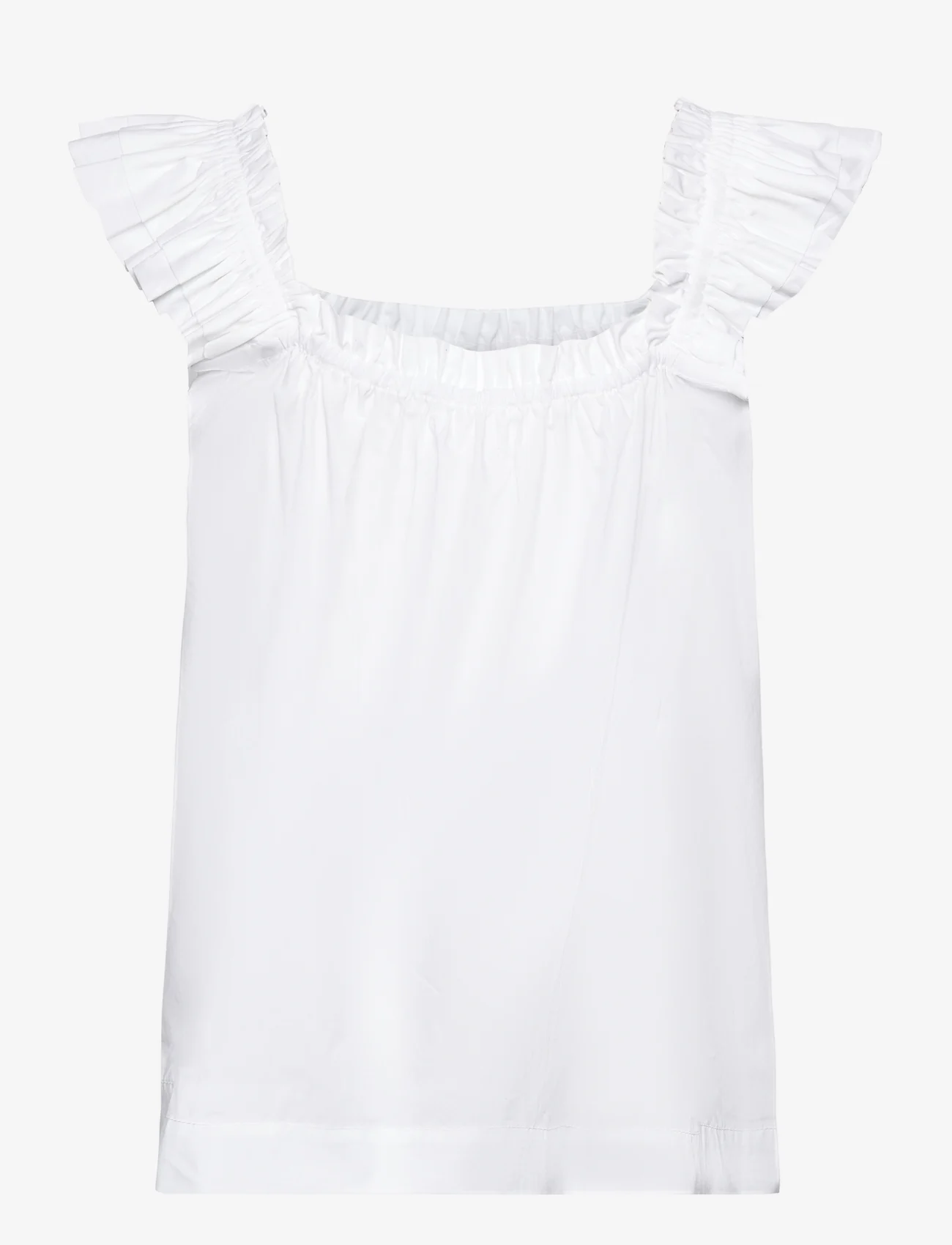 Rabens Saloner - Inis - sleeveless blouses - white - 1