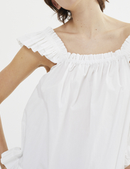 Rabens Saloner - Inis - sleeveless blouses - white - 3