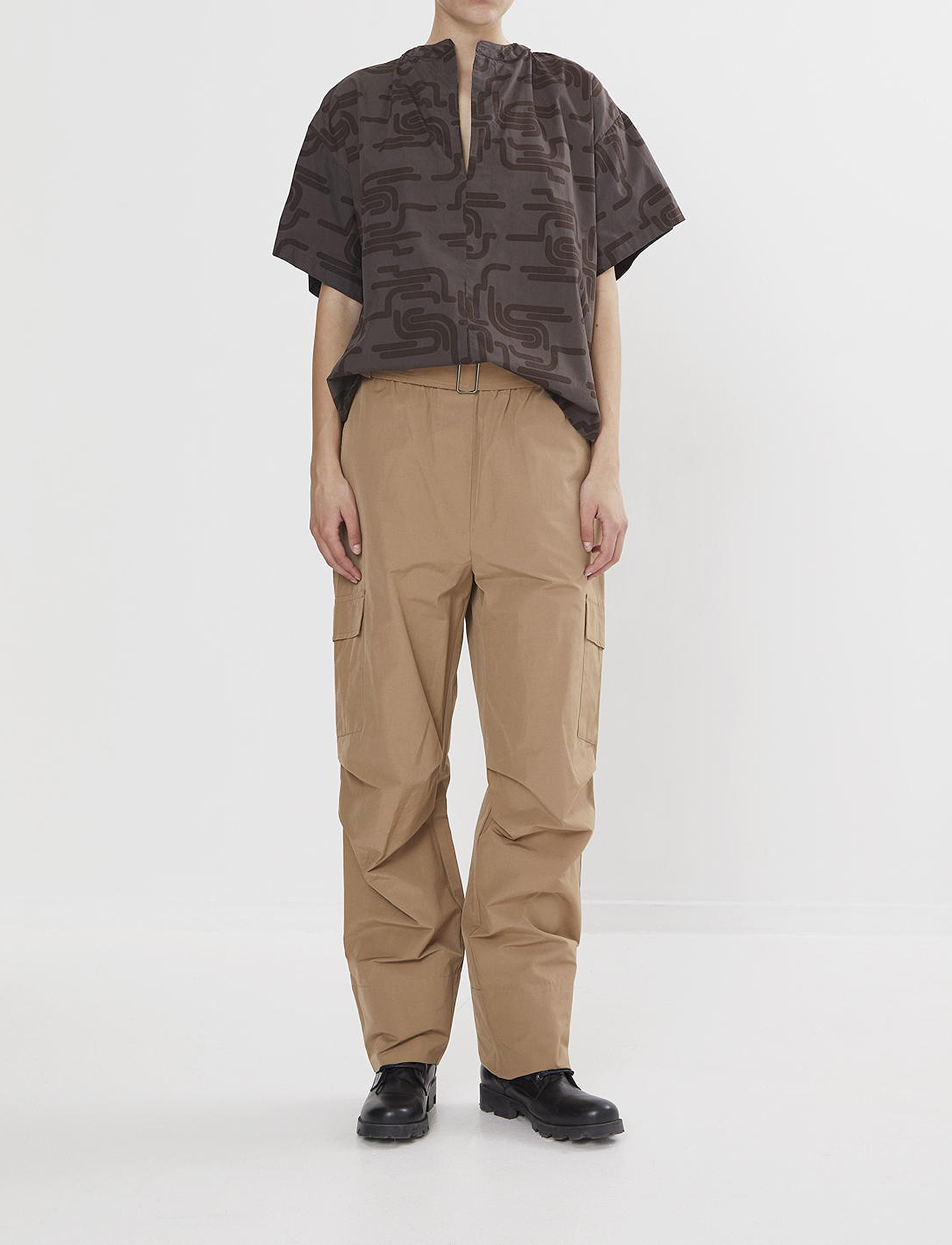 Rabens Saloner Achola Weightless Cargo Pant, Kvinder, Cargo Bukser, Brun, Str: S
