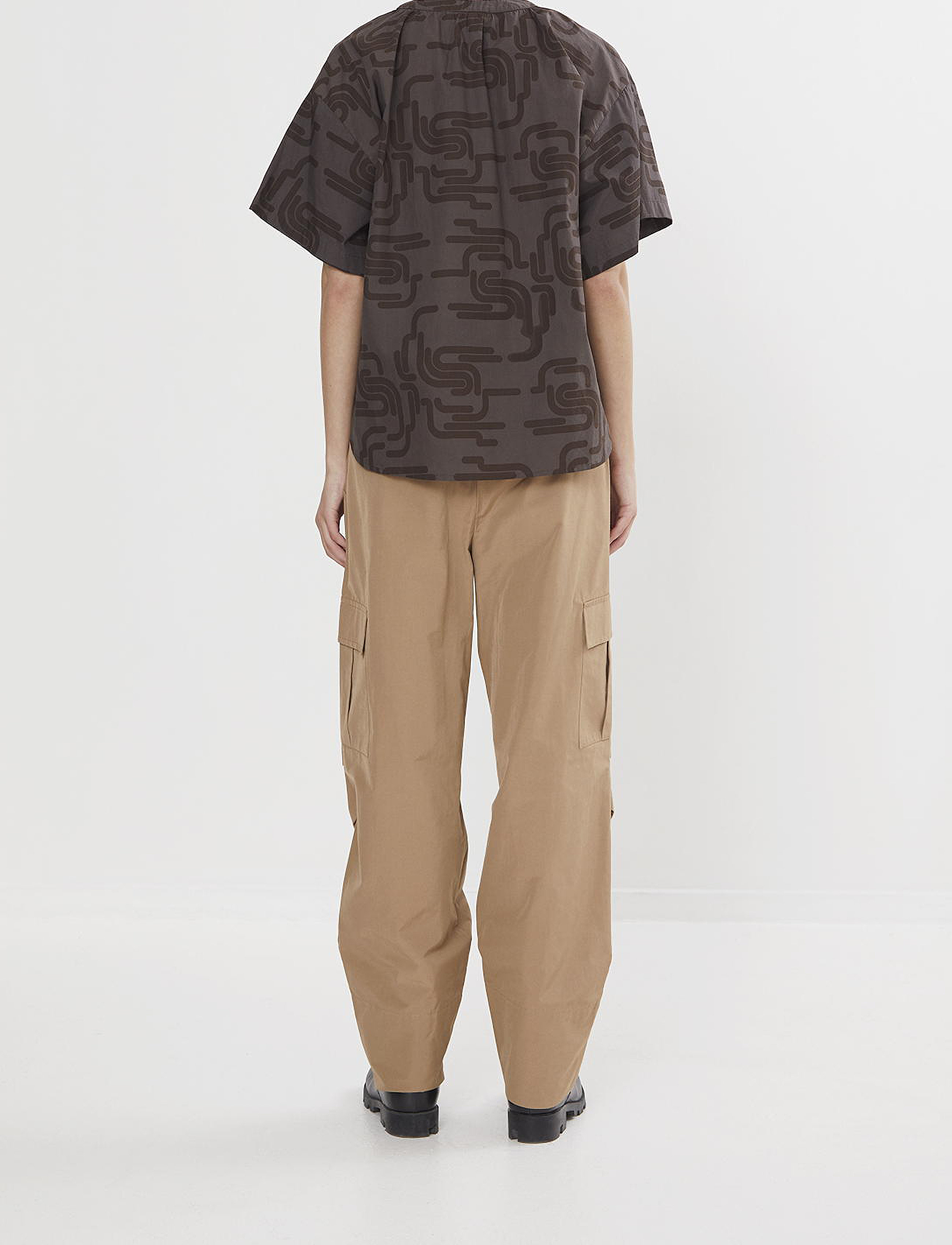 Rabens Saloner - Achola - Weightless cargo pant - cargobukser - tobacco - 3