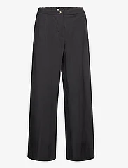 Rabens Saloner - Arete - Papery wide pant - bukser med brede ben - black - 0