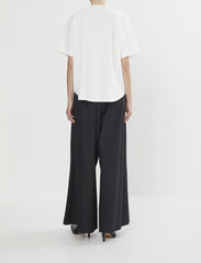 Rabens Saloner - Arete - Papery wide pant - wide leg trousers - black - 3